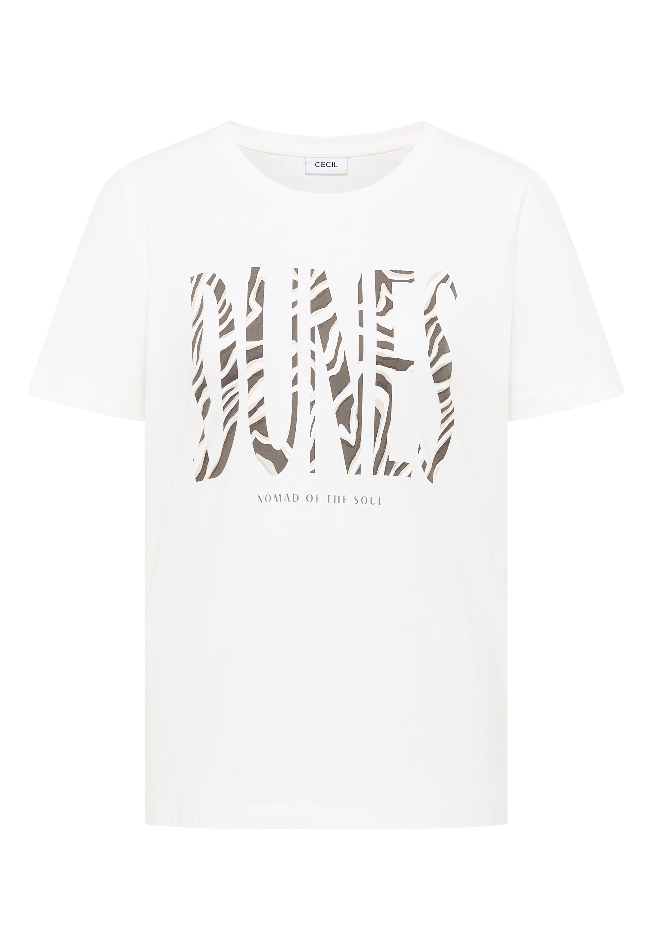 T-Shirt mit Rundhals und Frontprint