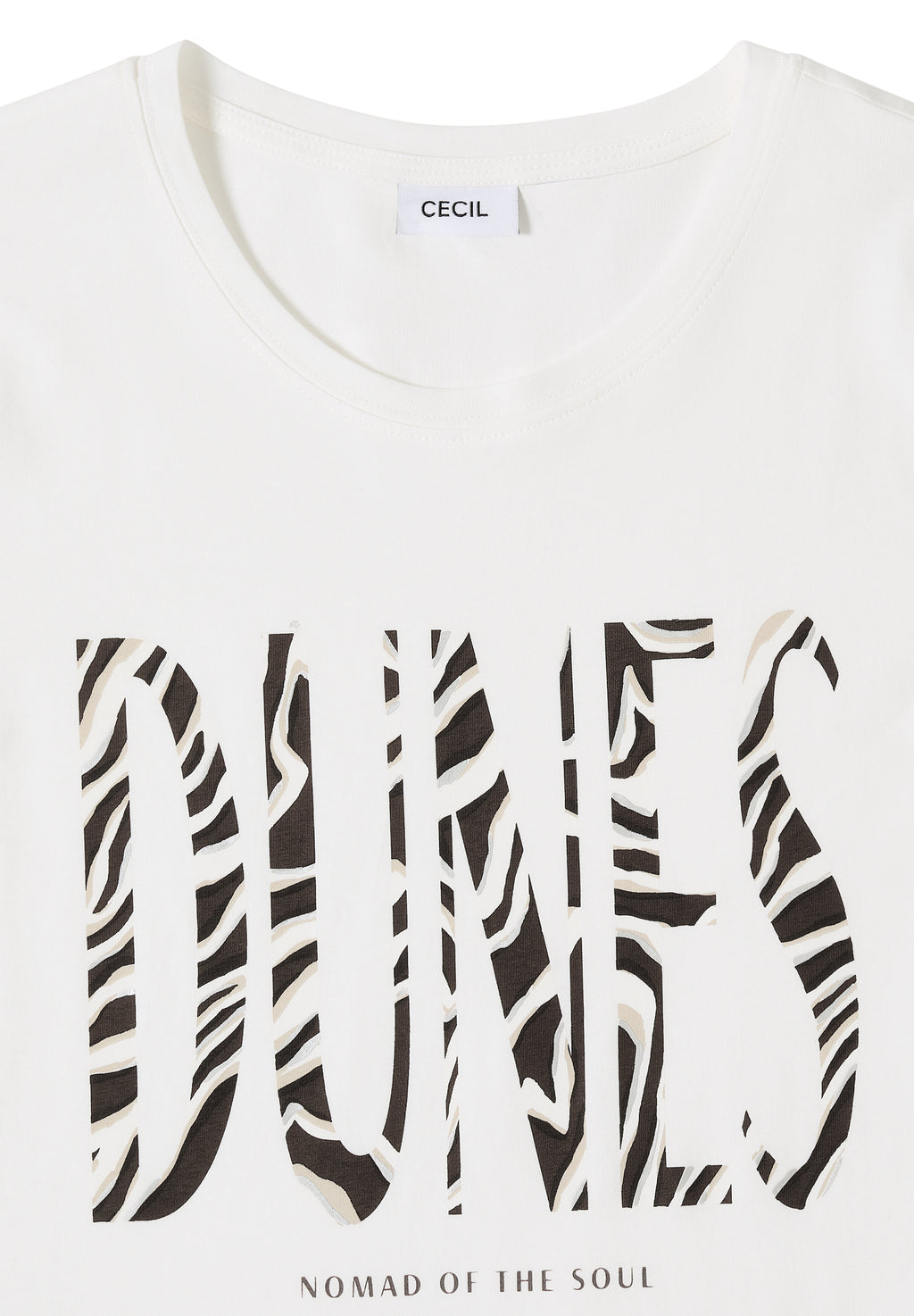 T-Shirt mit Rundhals und Frontprint