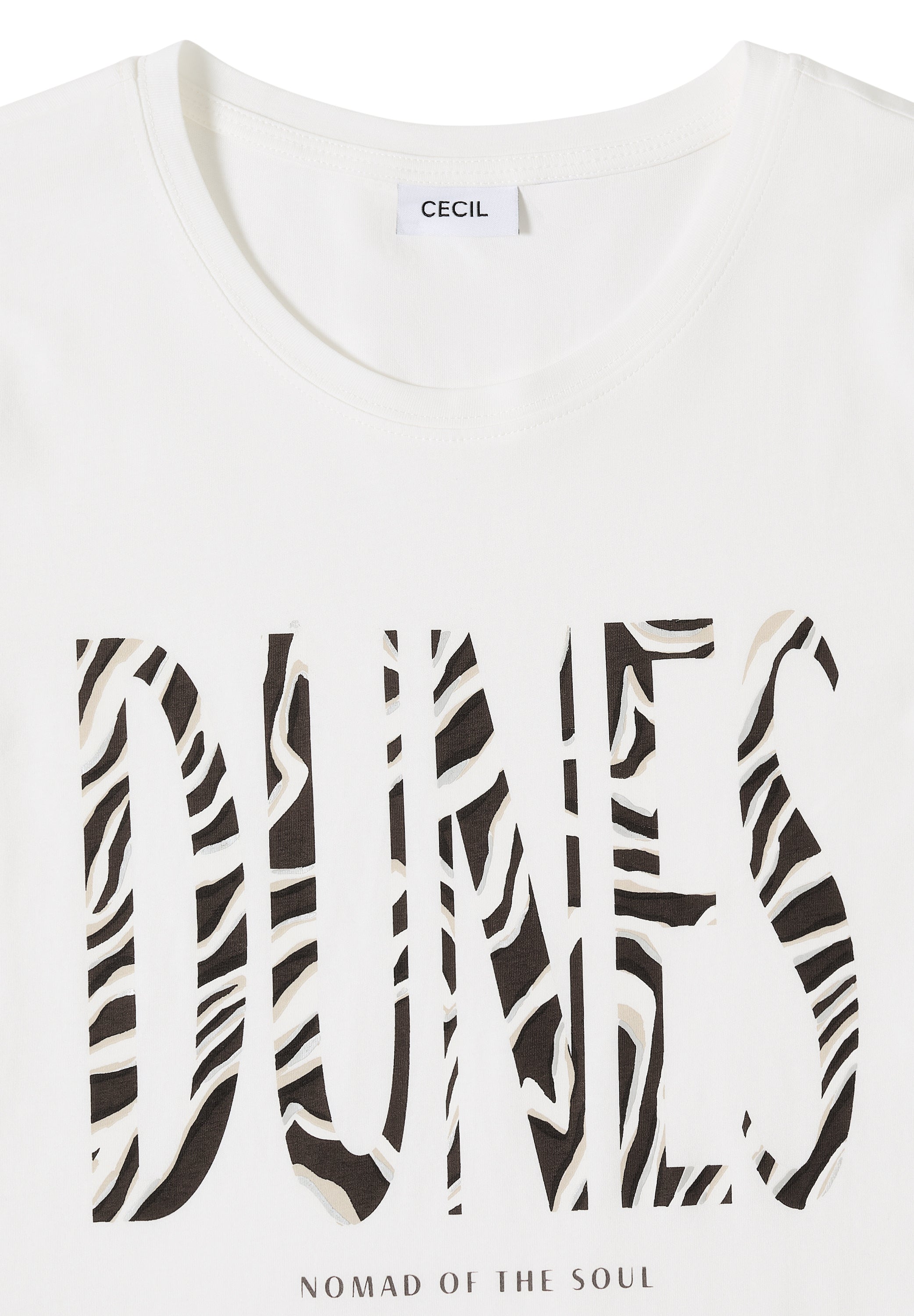 T-Shirt mit Rundhals und Frontprint