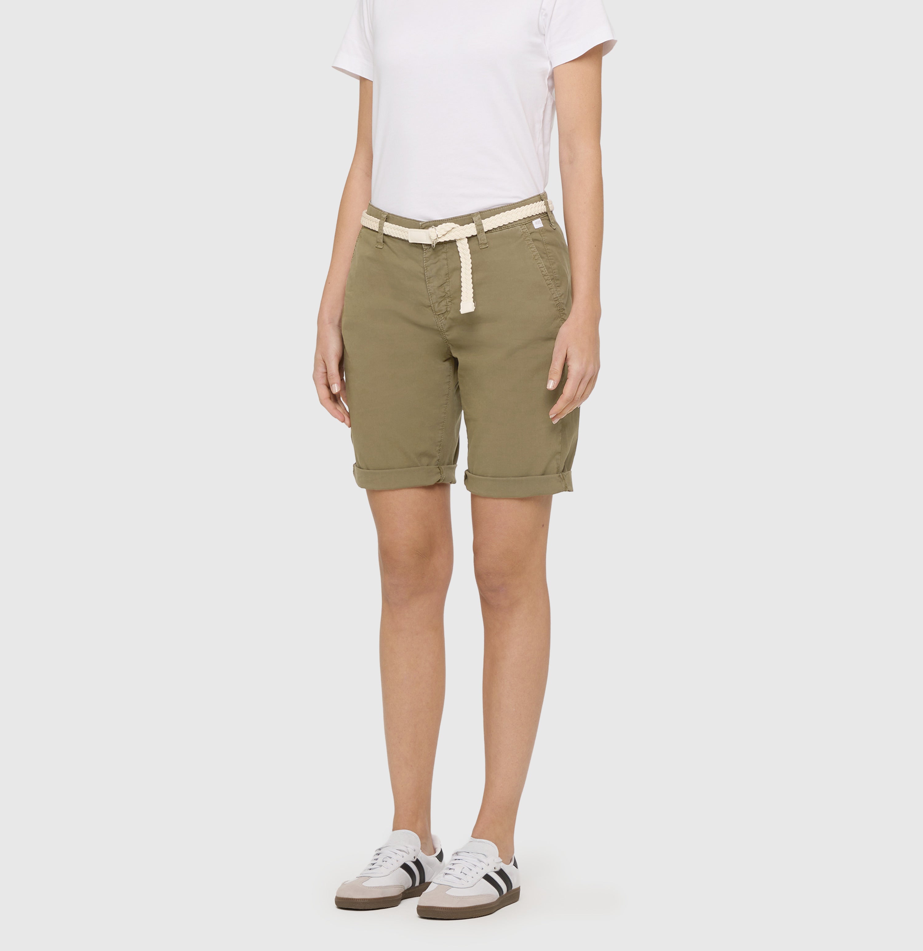 MAC JEANS - CHINO SHORTS, Stretch Gabardine