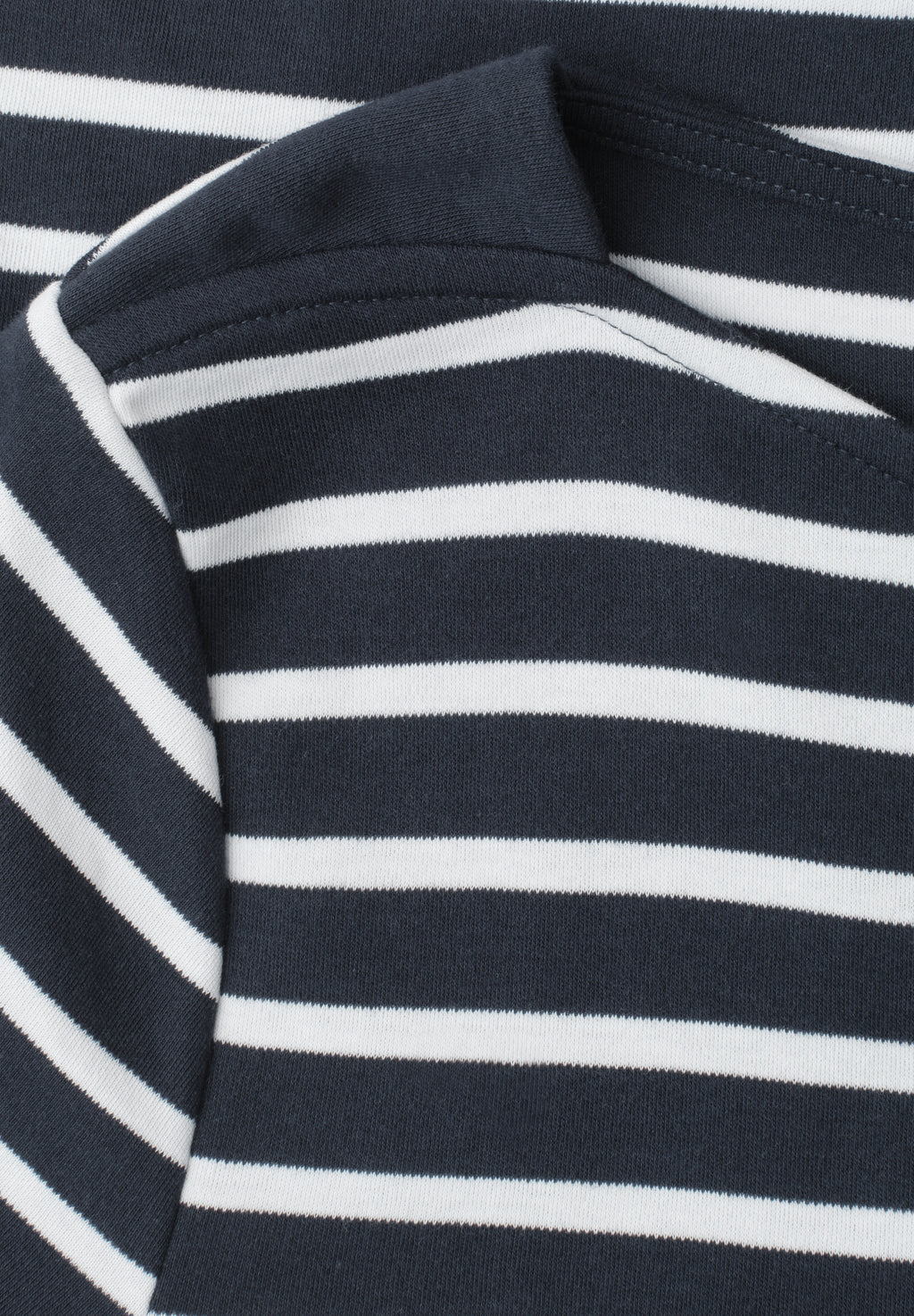 T-Shirt mit Boat Neck und Streifen