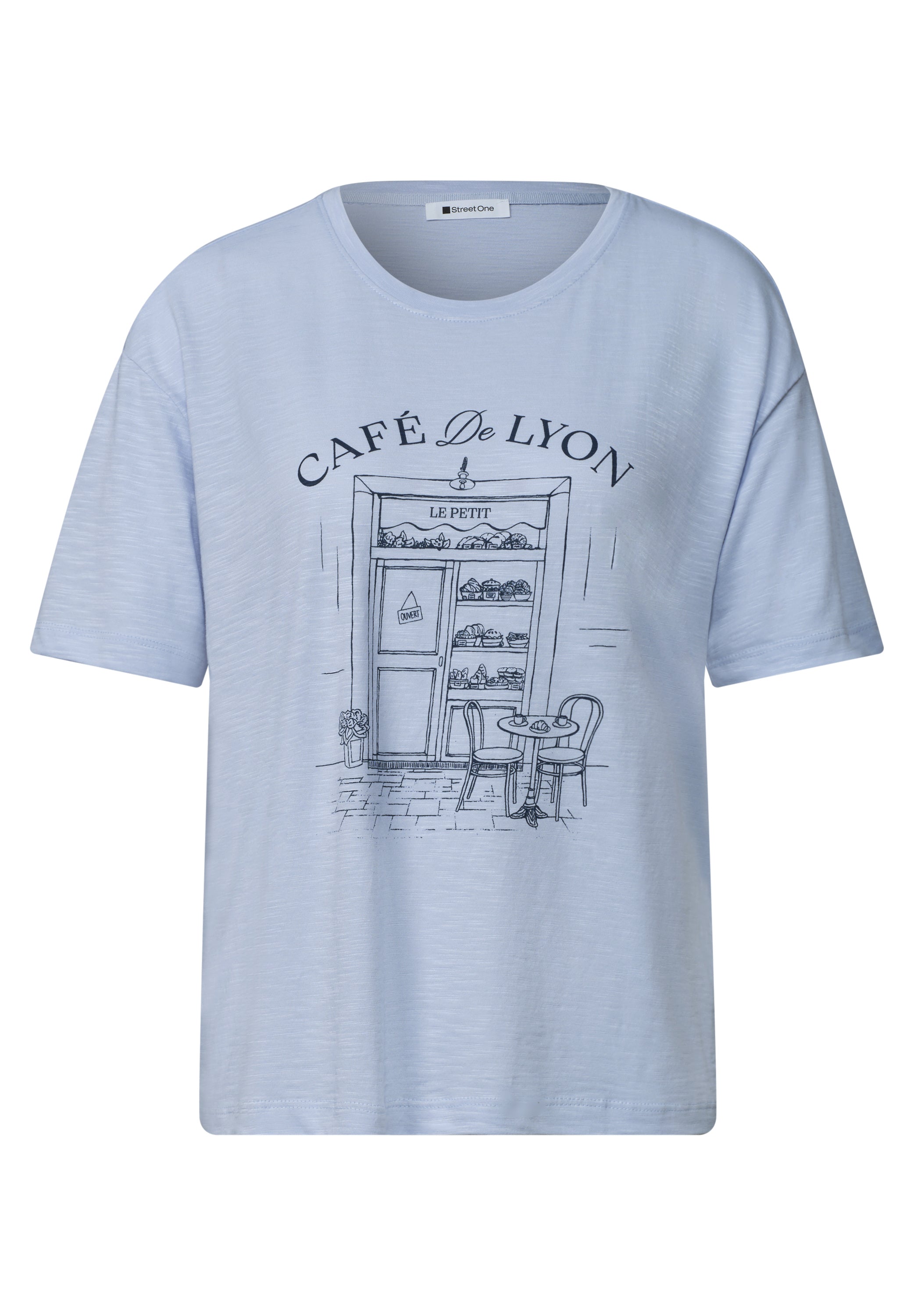 T-Shirt mit Rundhals und Frontprint