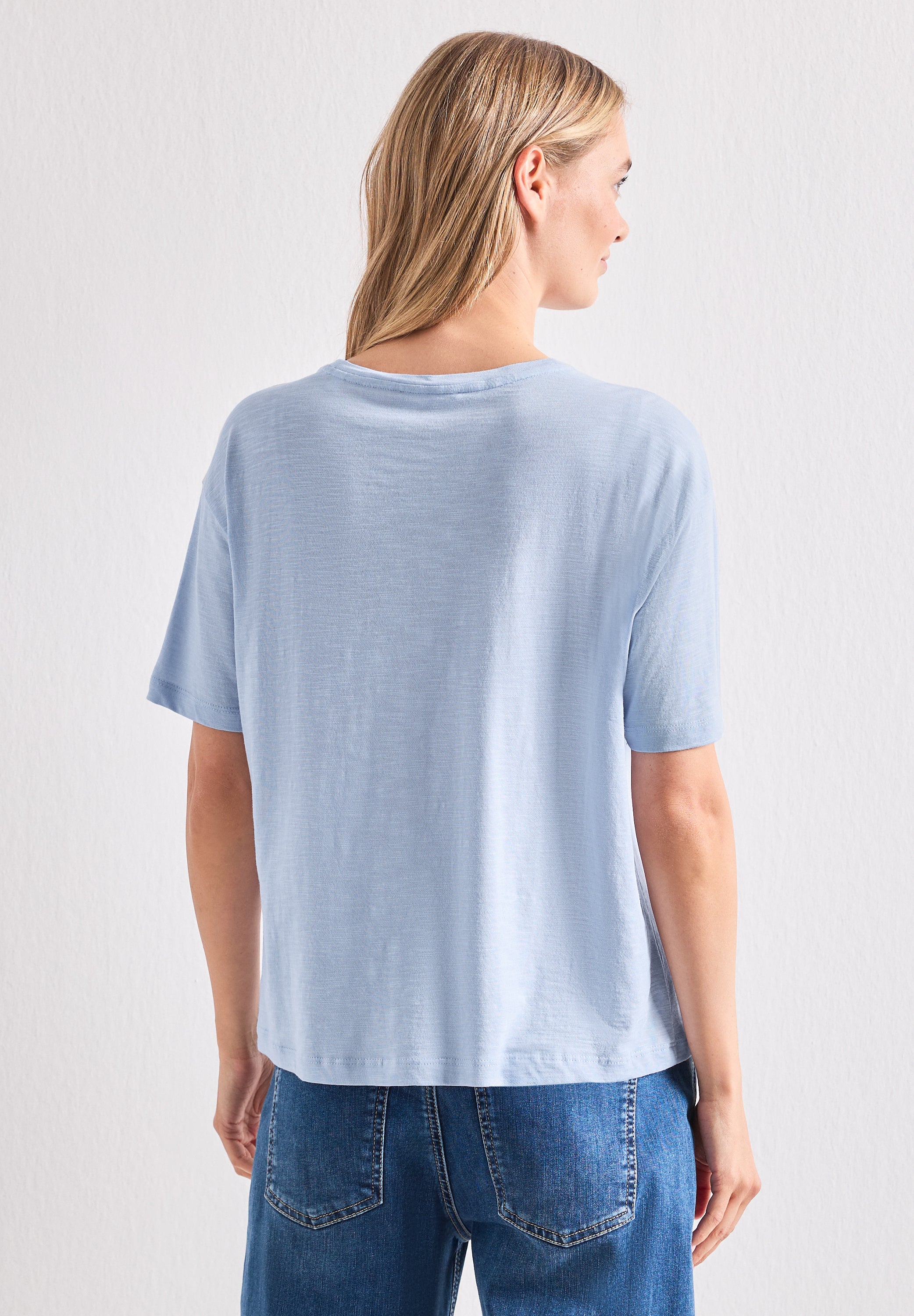 T-Shirt mit Rundhals und Frontprint