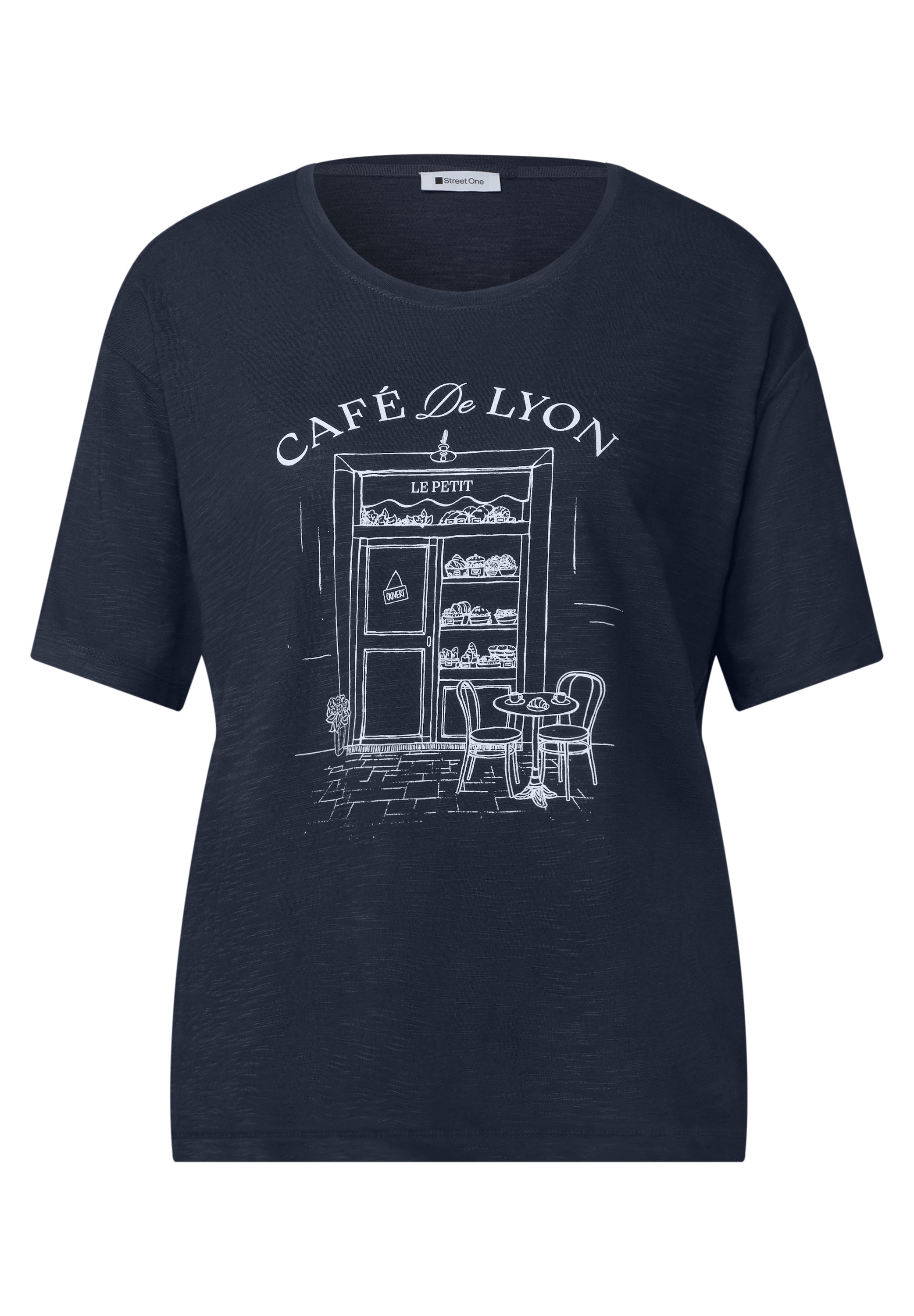 T-Shirt mit Rundhals und Frontprint