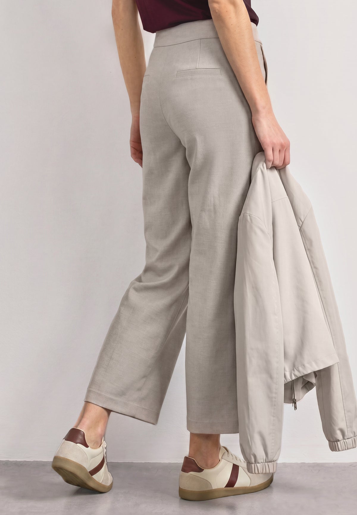 Culotte mit Schnallendetail in Sand von Street One