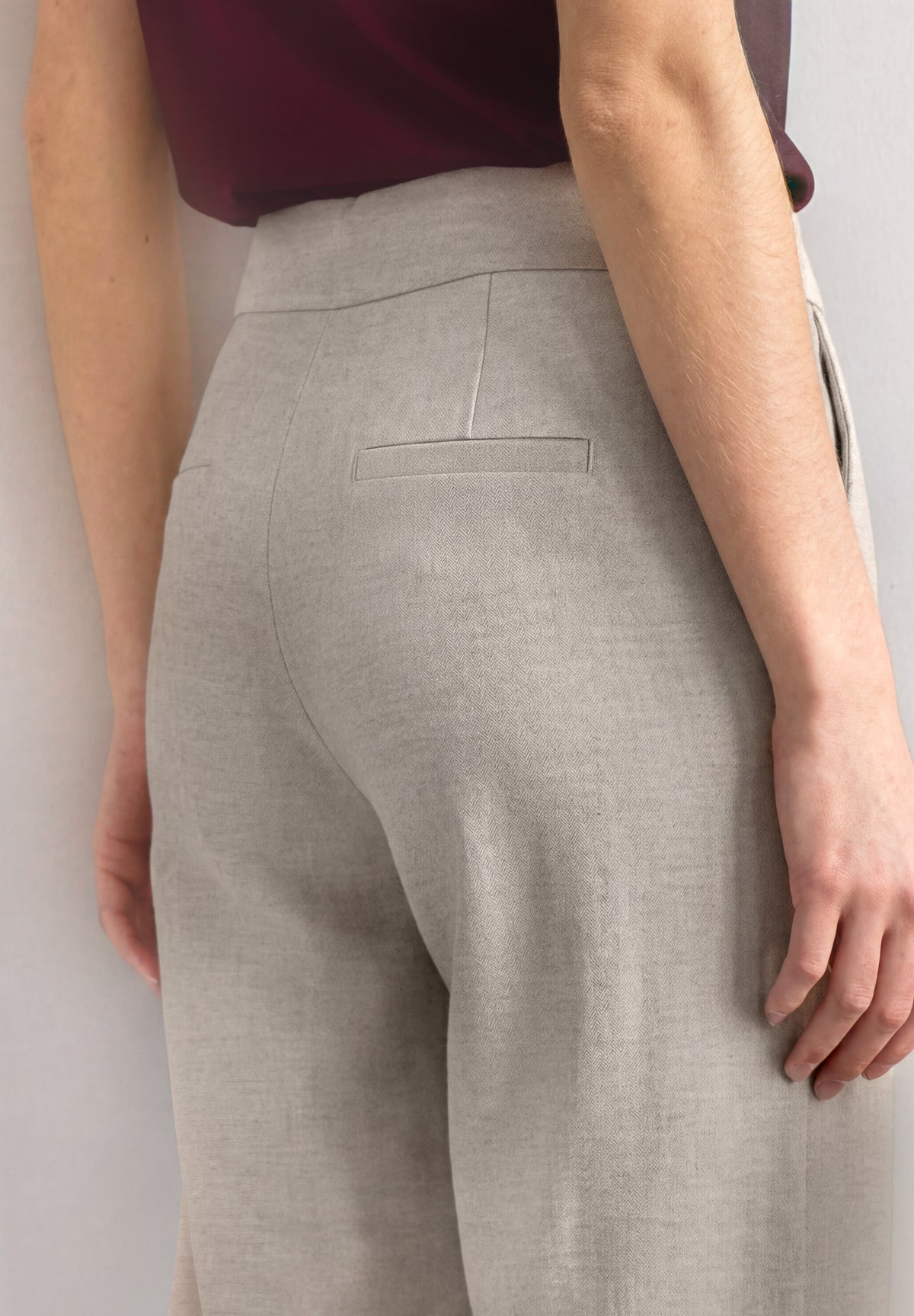 Culotte mit Schnallendetail in Sand von Street One