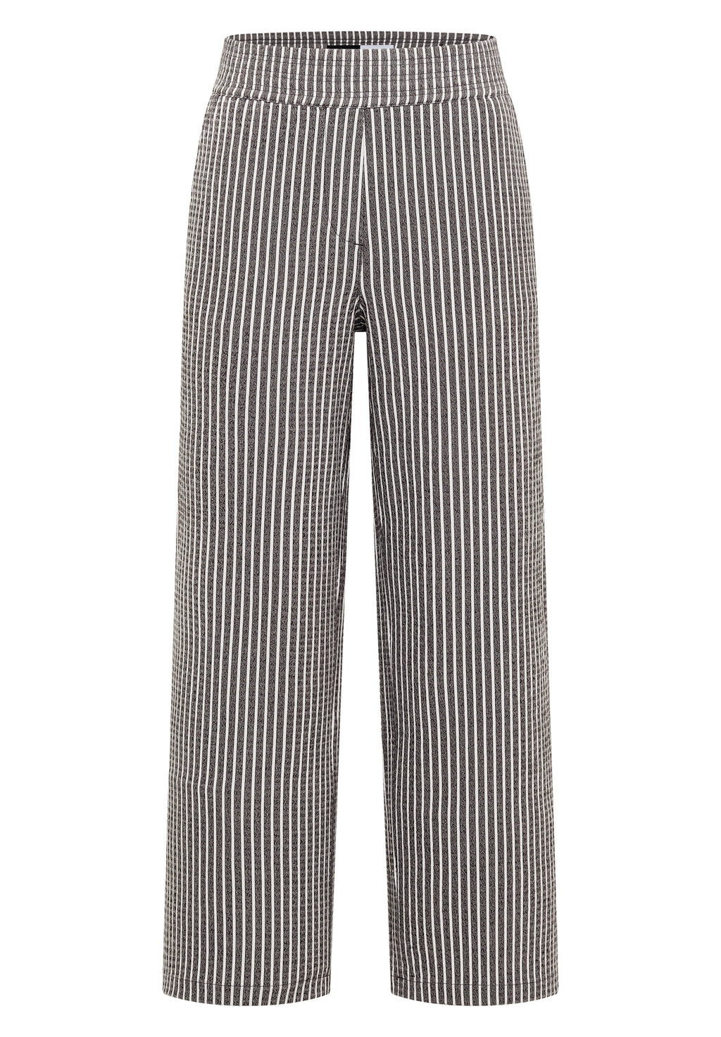 7/8 Wide Leg Hose in Seersucker-Qualität
