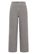 7/8 Wide Leg Hose in Seersucker-Qualität