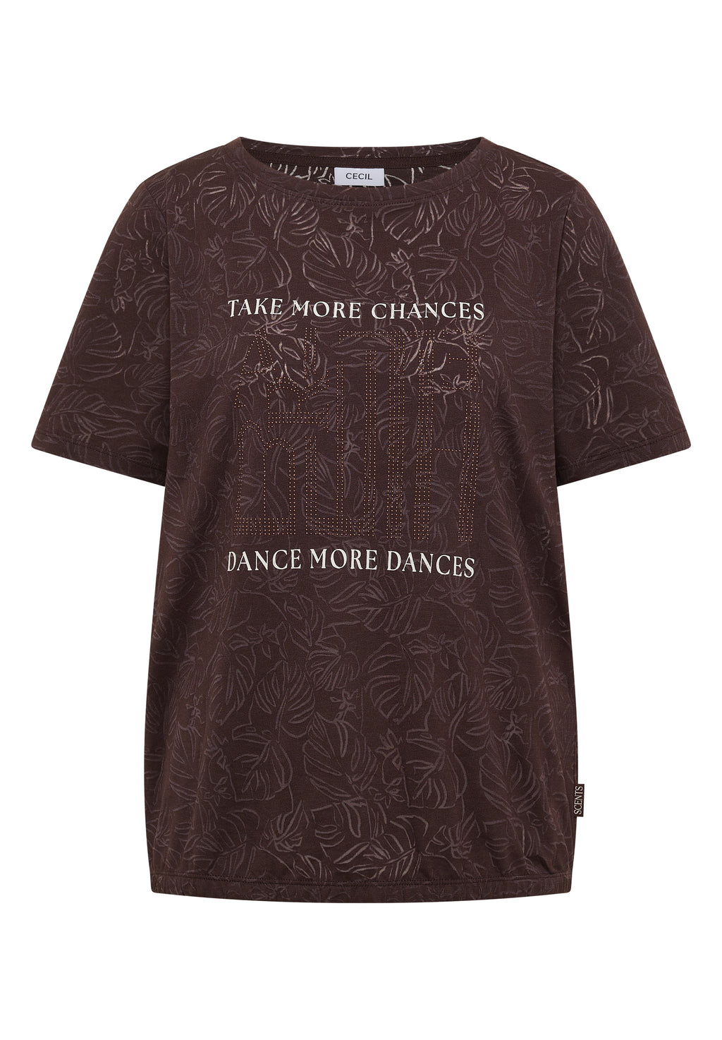 T-Shirt in Ausbrenner-Optik