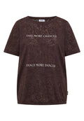 T-Shirt in Ausbrenner-Optik