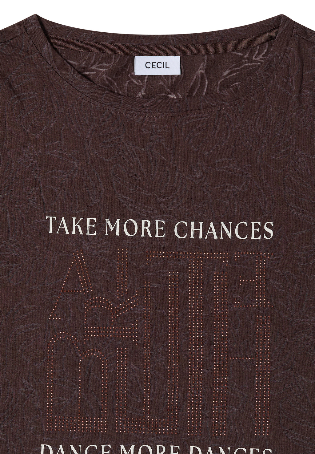 T-Shirt in Ausbrenner-Optik