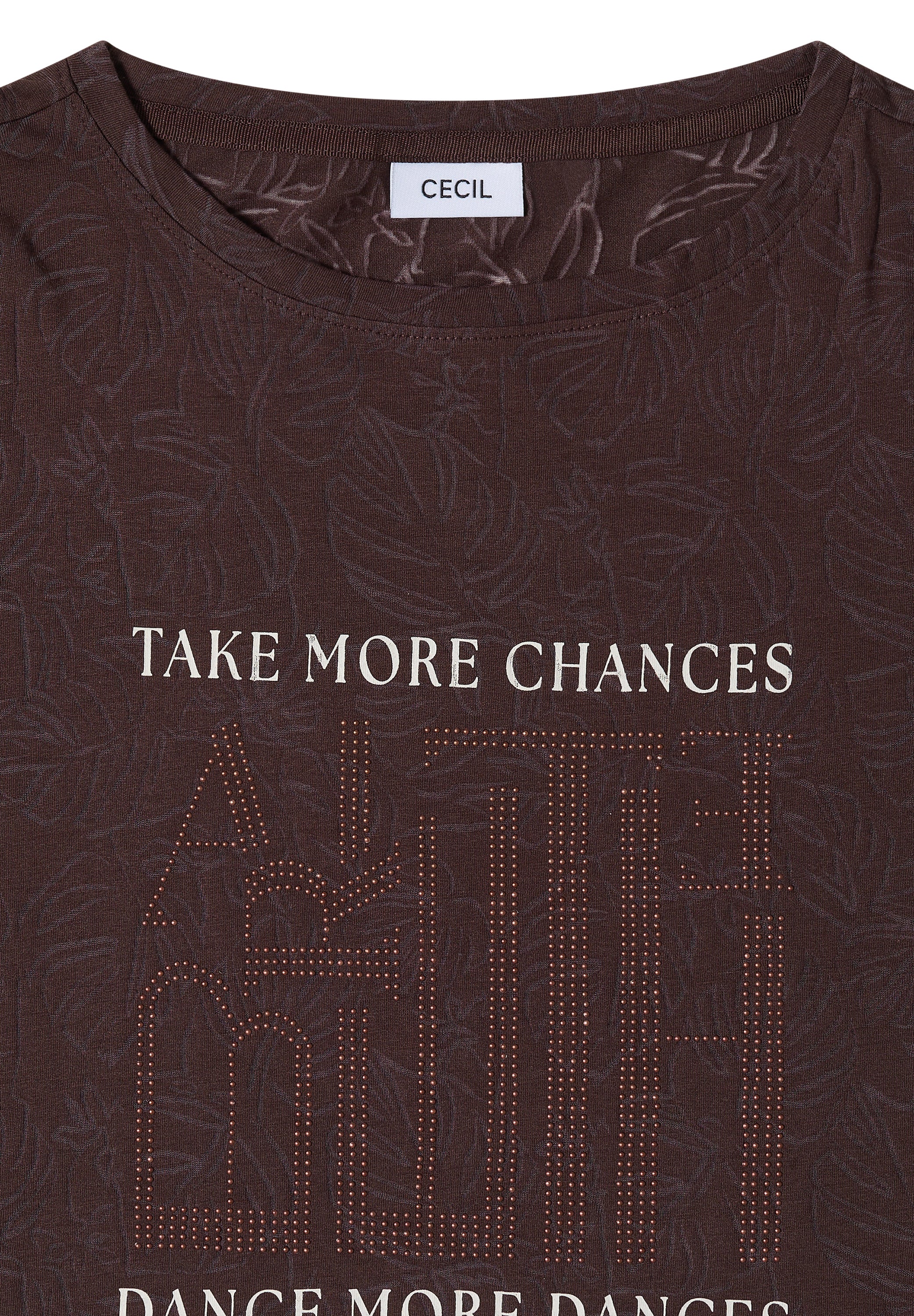 T-Shirt in Ausbrenner-Optik