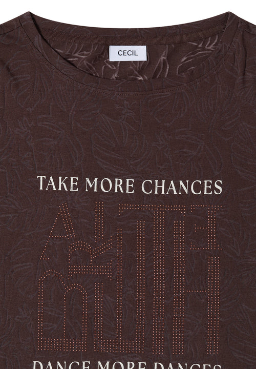 T-Shirt in Ausbrenner-Optik