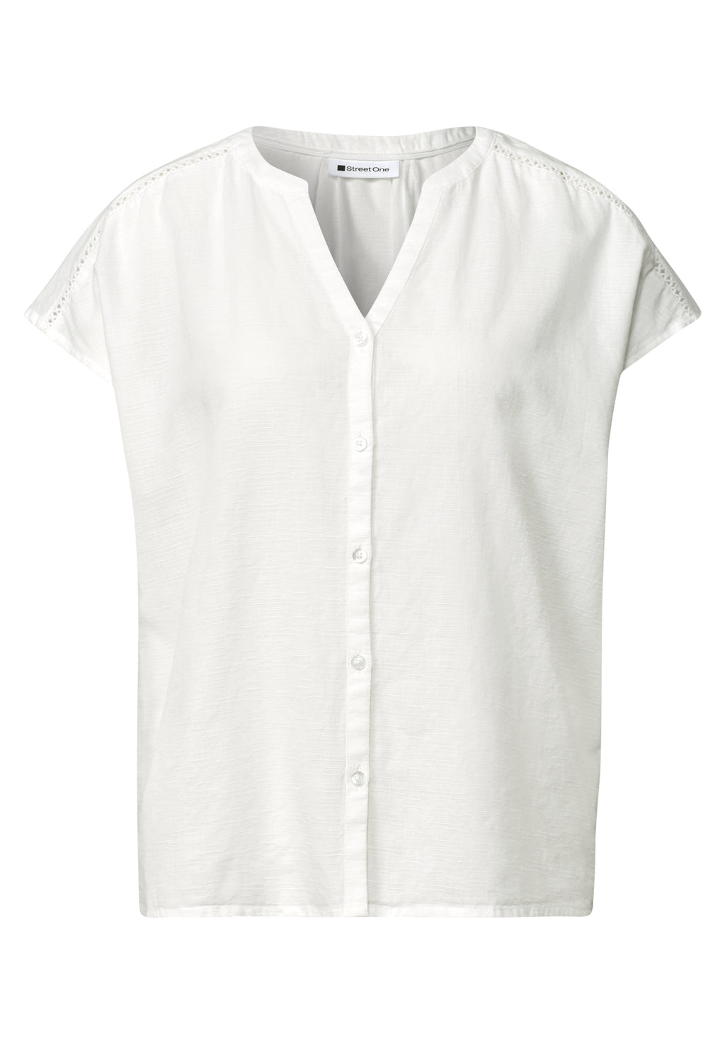 Dropped Shoulder Blusenshirt mit Tape
