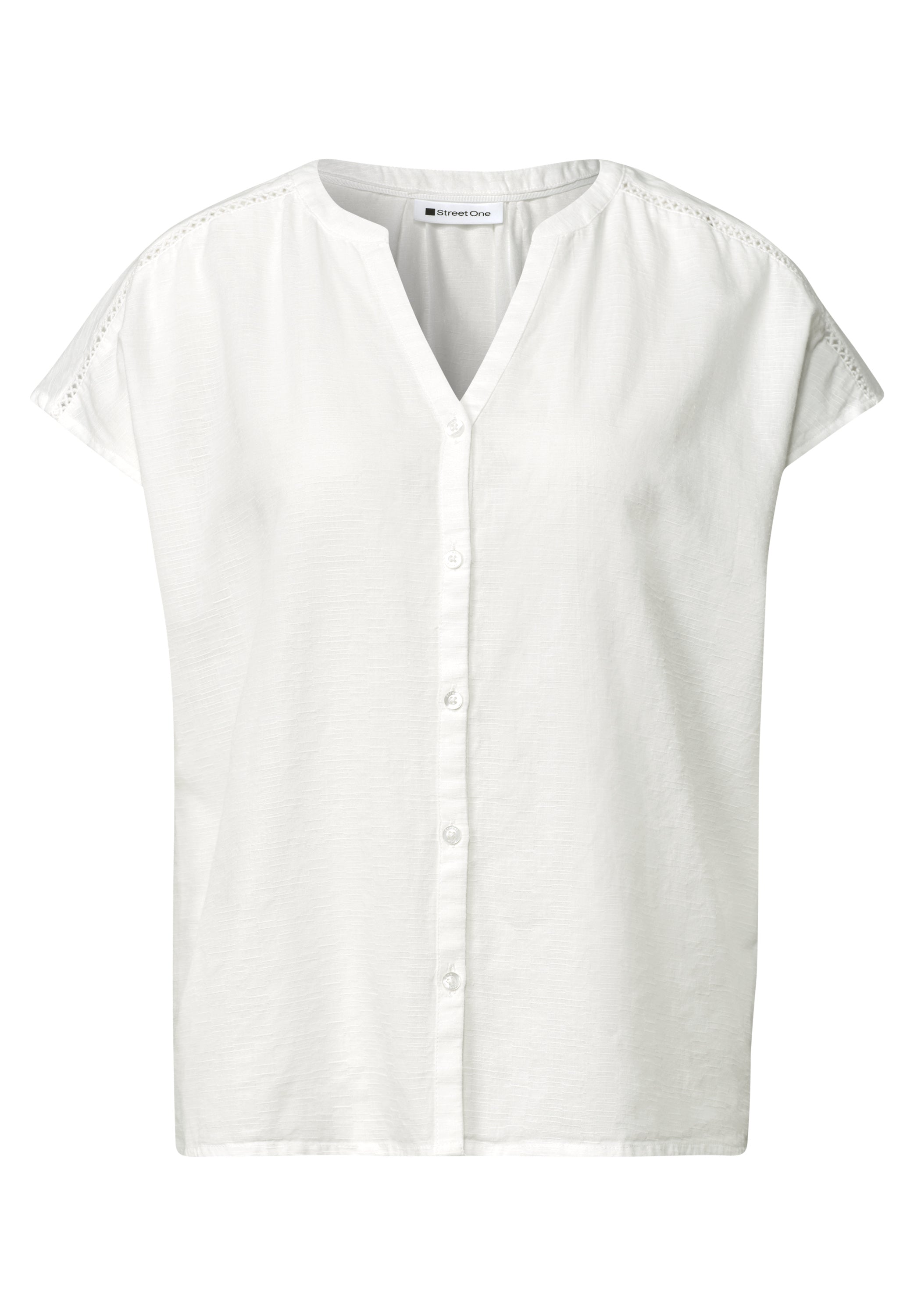Dropped Shoulder Blusenshirt mit Tape