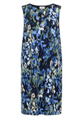 Knielanges Kleid aus Jersey mit Print