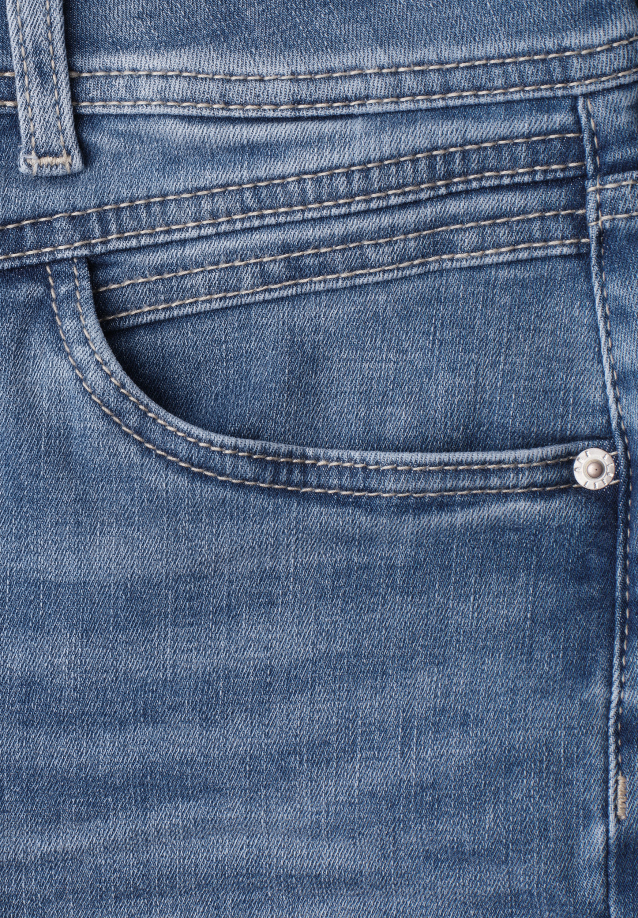 Straight Leg Jeans im Casual Fit mit Turn-Up