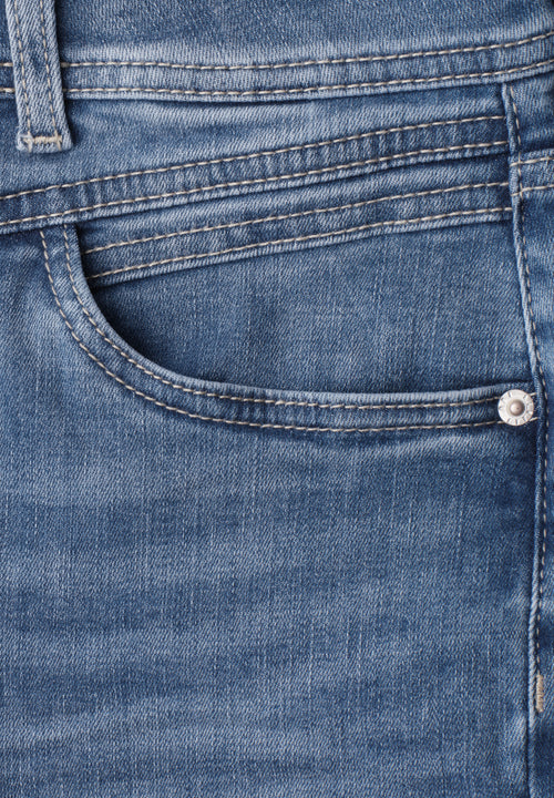 Straight Leg Jeans im Casual Fit mit Turn-Up