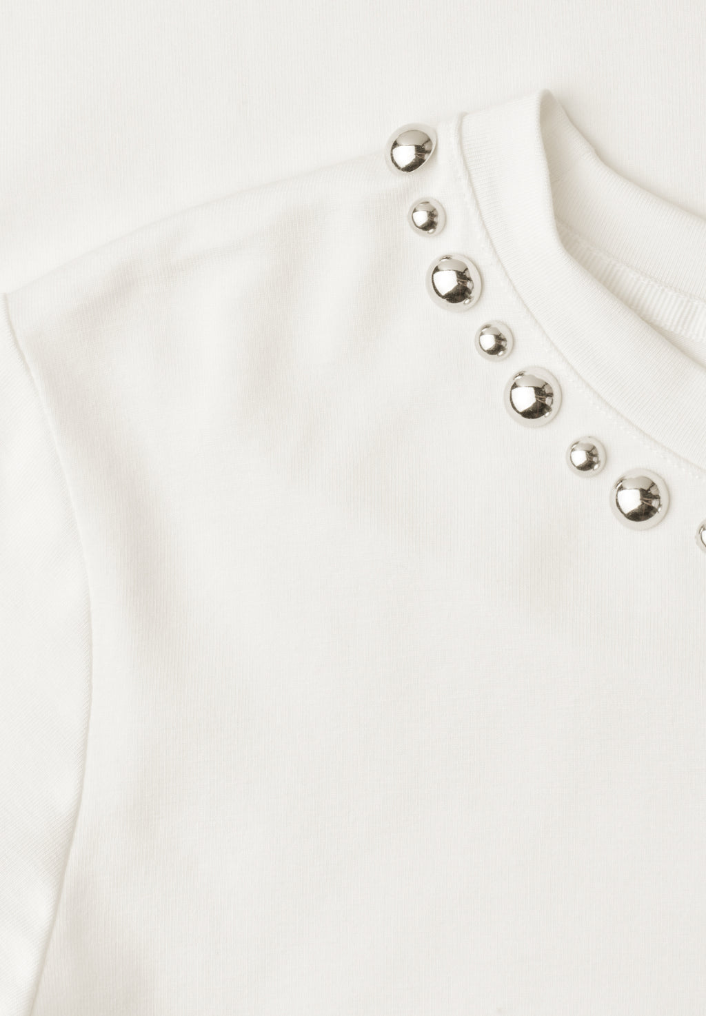 T-Shirt mit Rundhals und dekorativen Details