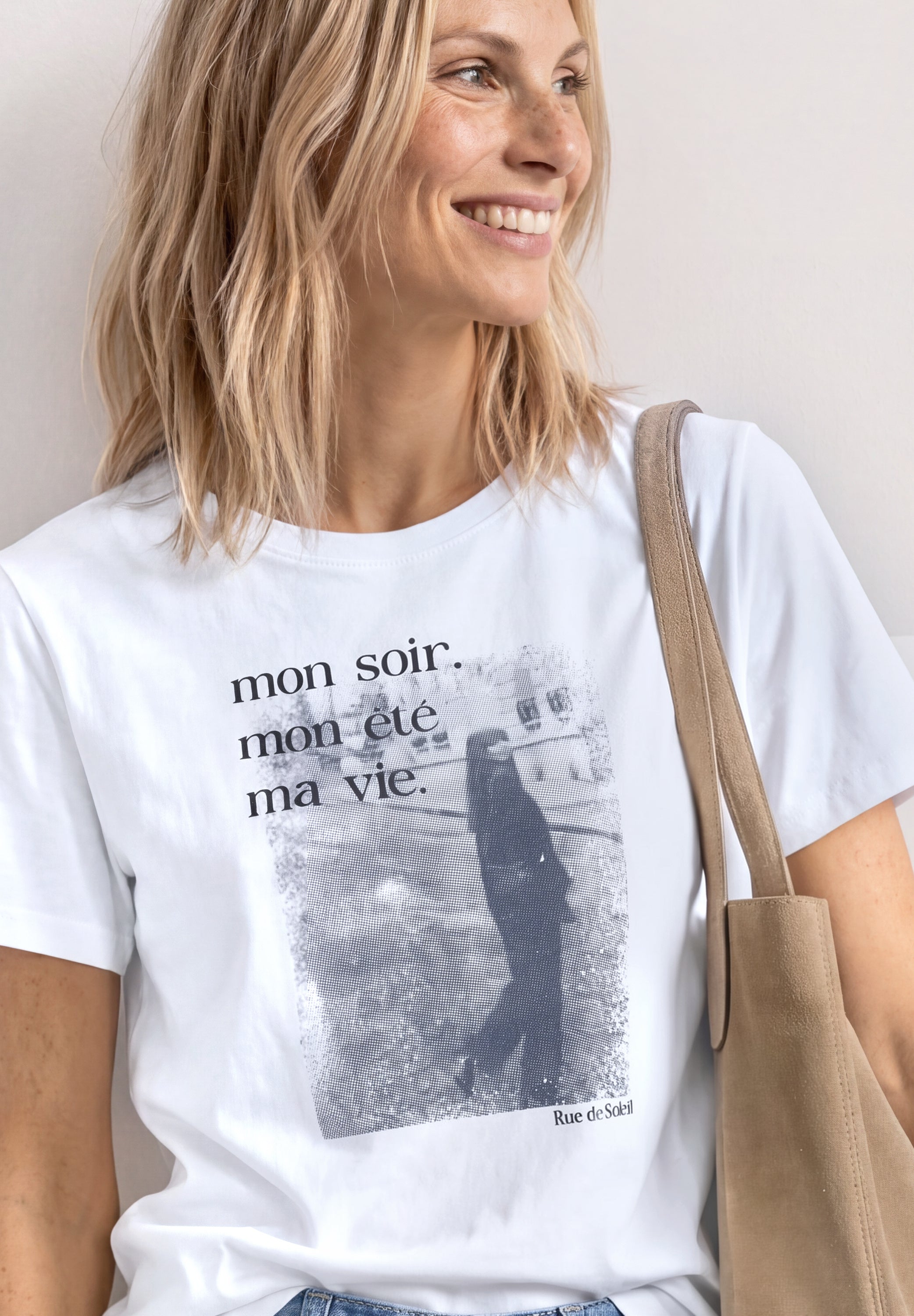 T-Shirt mit Rundhals und Fotoprint