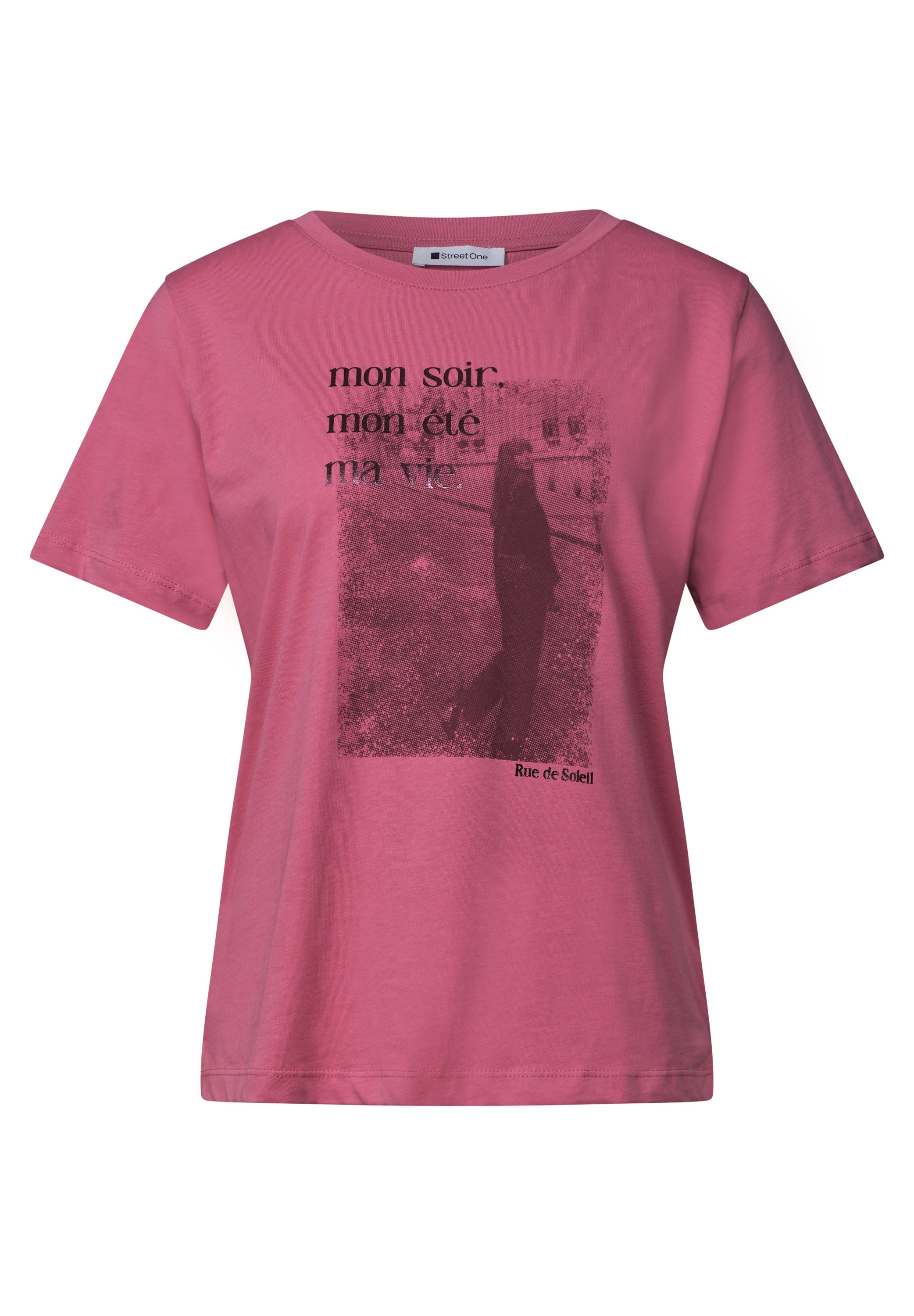T-Shirt mit Rundhals und Fotoprint
