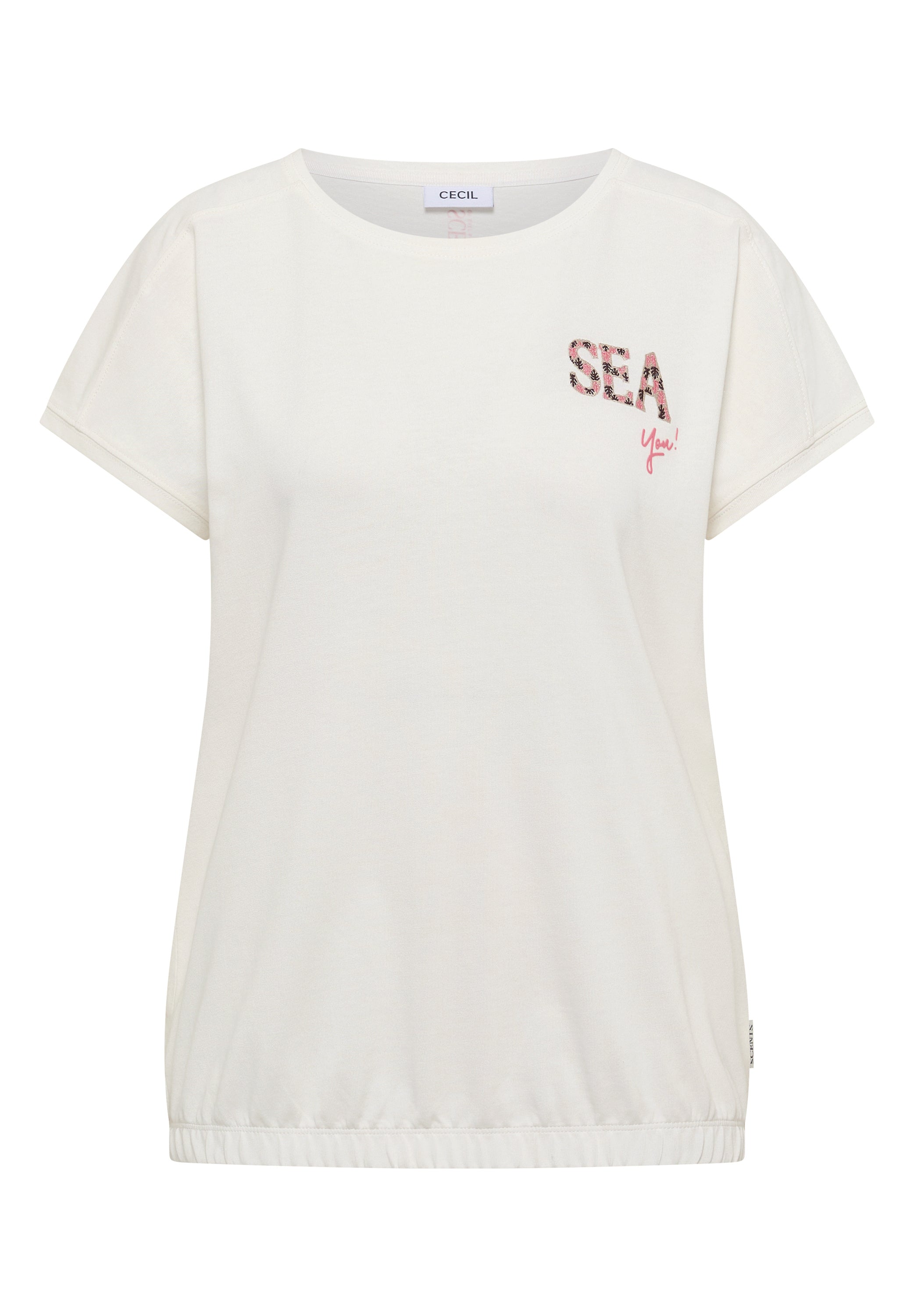 T-Shirt mit Rundhals und Embroidery