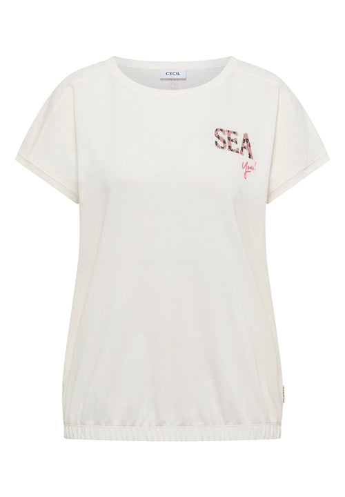 T-Shirt mit Rundhals und Embroidery