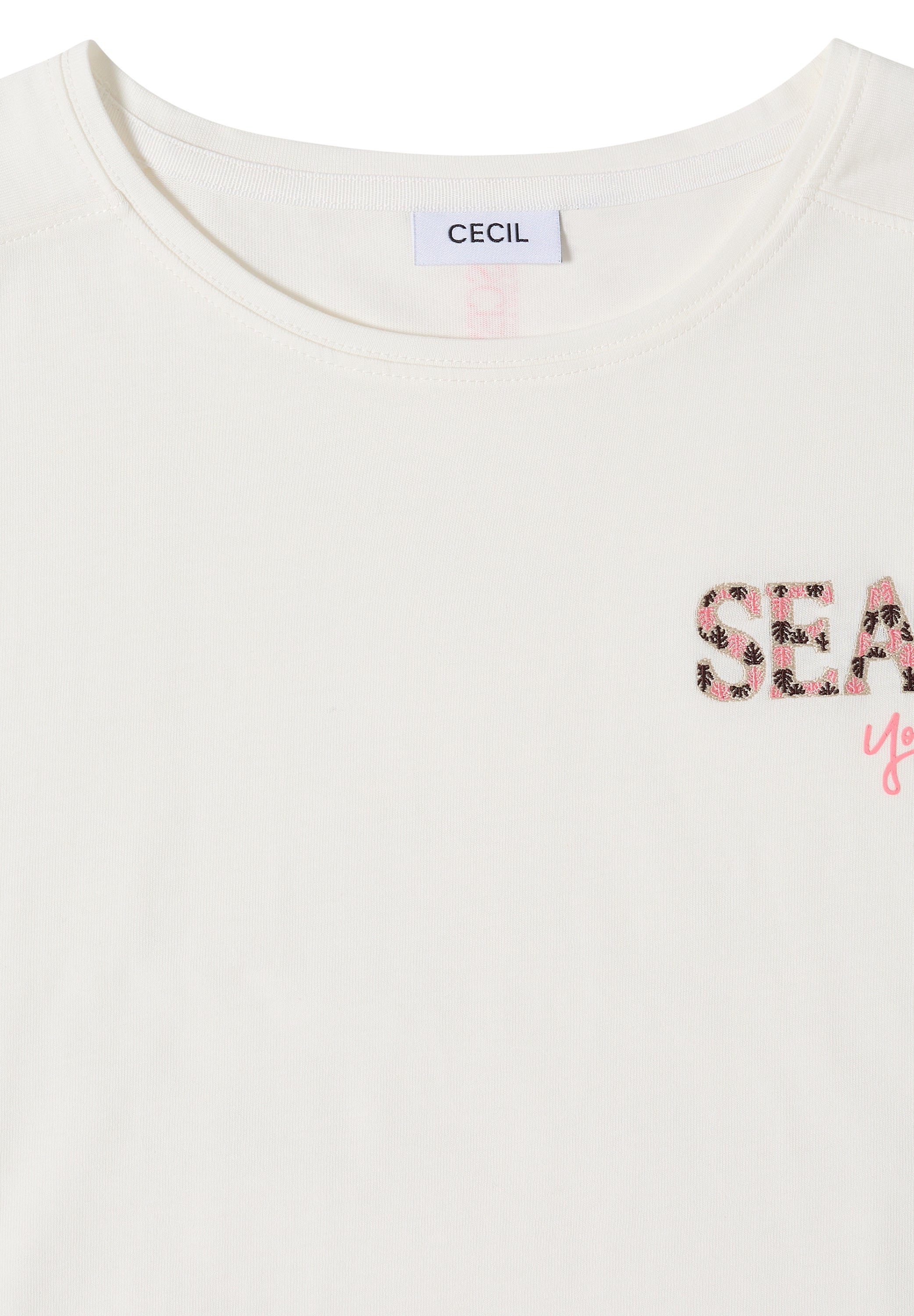 T-Shirt mit Rundhals und Embroidery