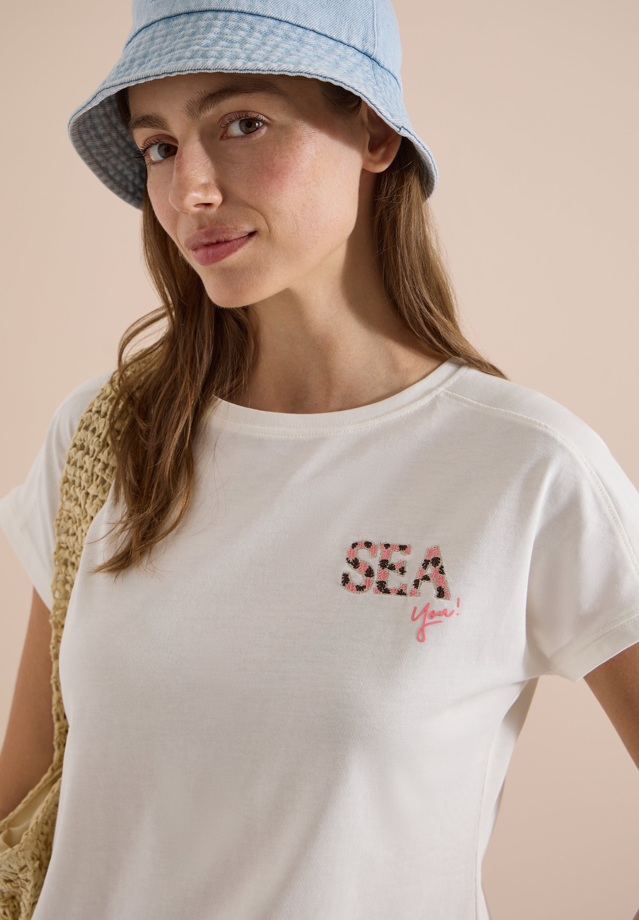 T-Shirt mit Rundhals und Embroidery