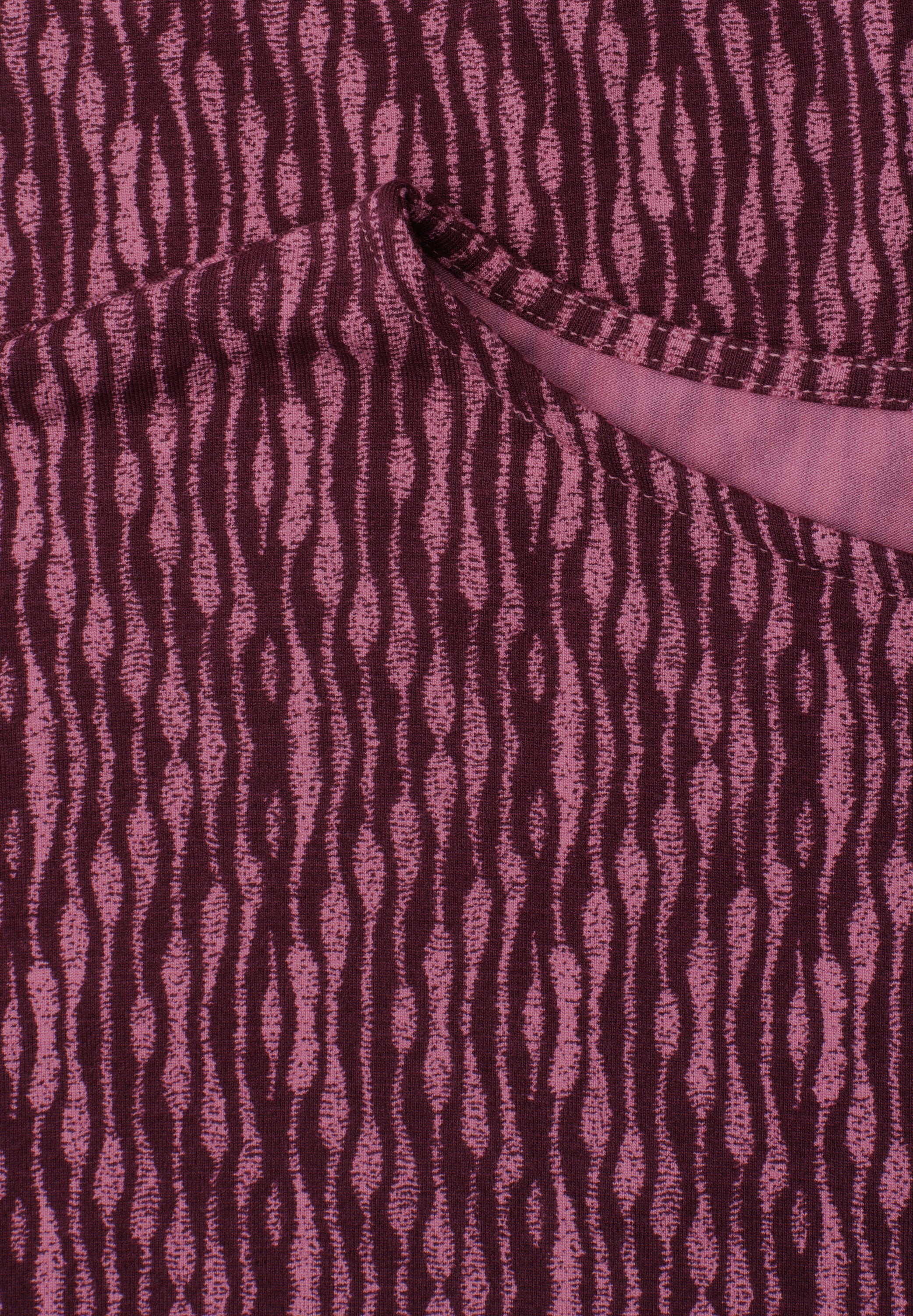 Shirt mit Boat Neck und Elastikbund