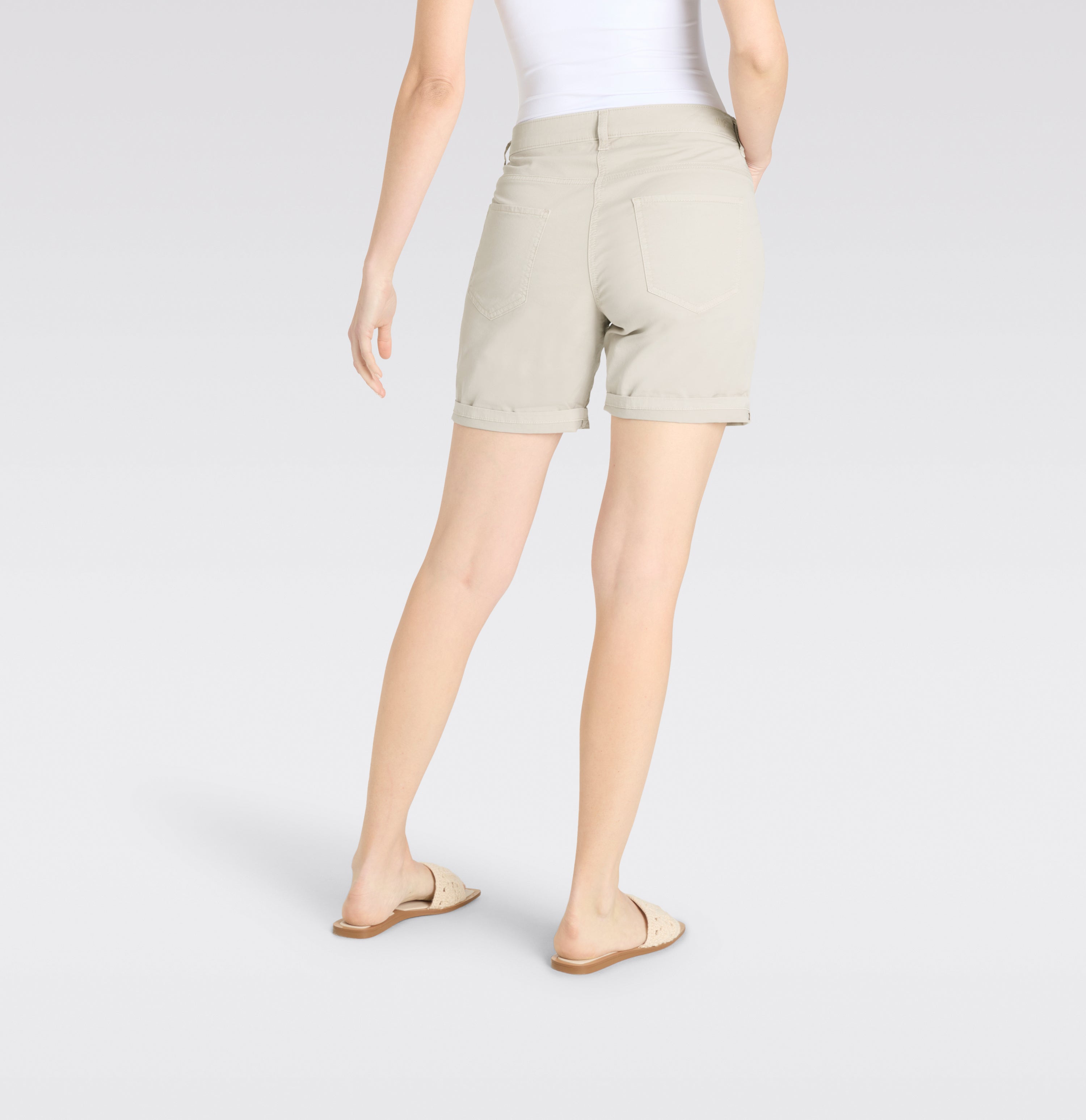 MAC JEANS - SHORTY, Fade out gabardine