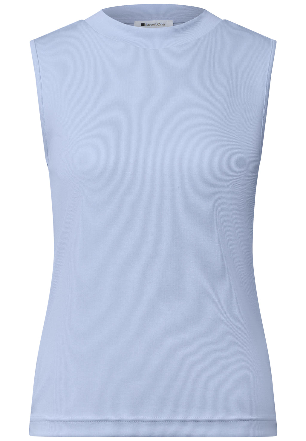 Top im Silk-Look mit Turtle Neck