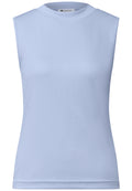 Top im Silk-Look mit Turtle Neck