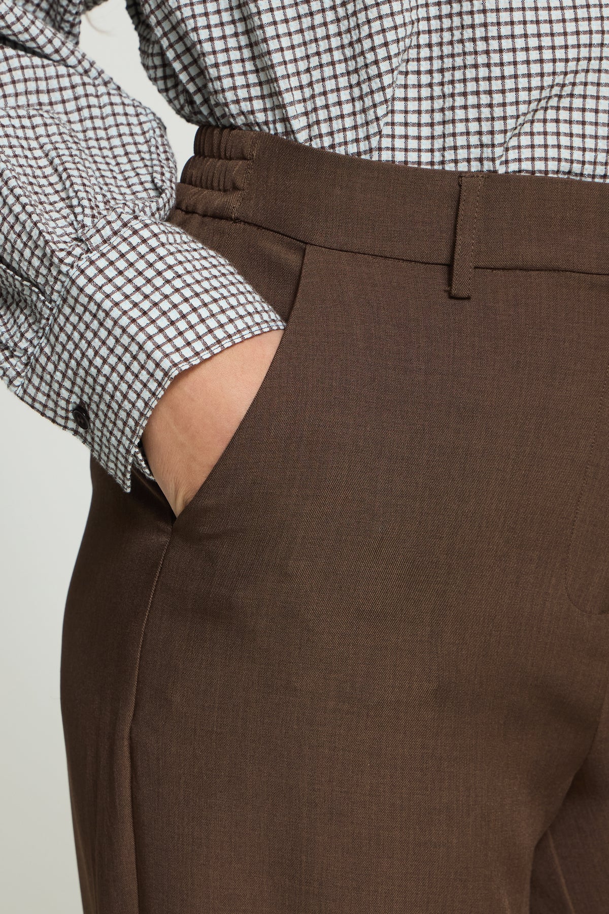 Weite Hose Fava mit Bundfalte von Ichi