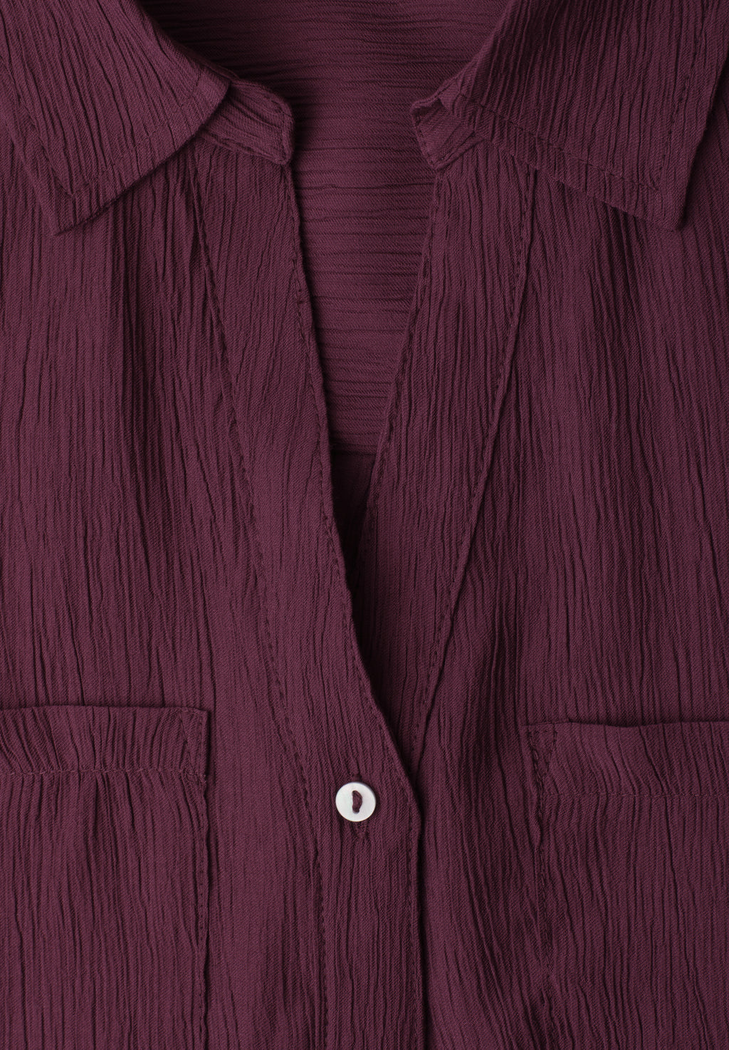 Kurzarm Hemdbluse mit Turn-Up-Details