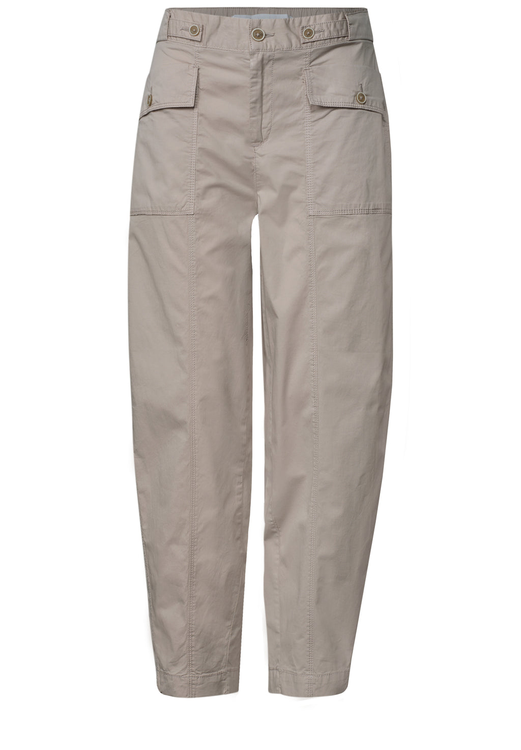 High Waist Barrel Leg Hose im Casual Fit