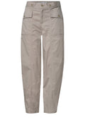High Waist Barrel Leg Hose im Casual Fit