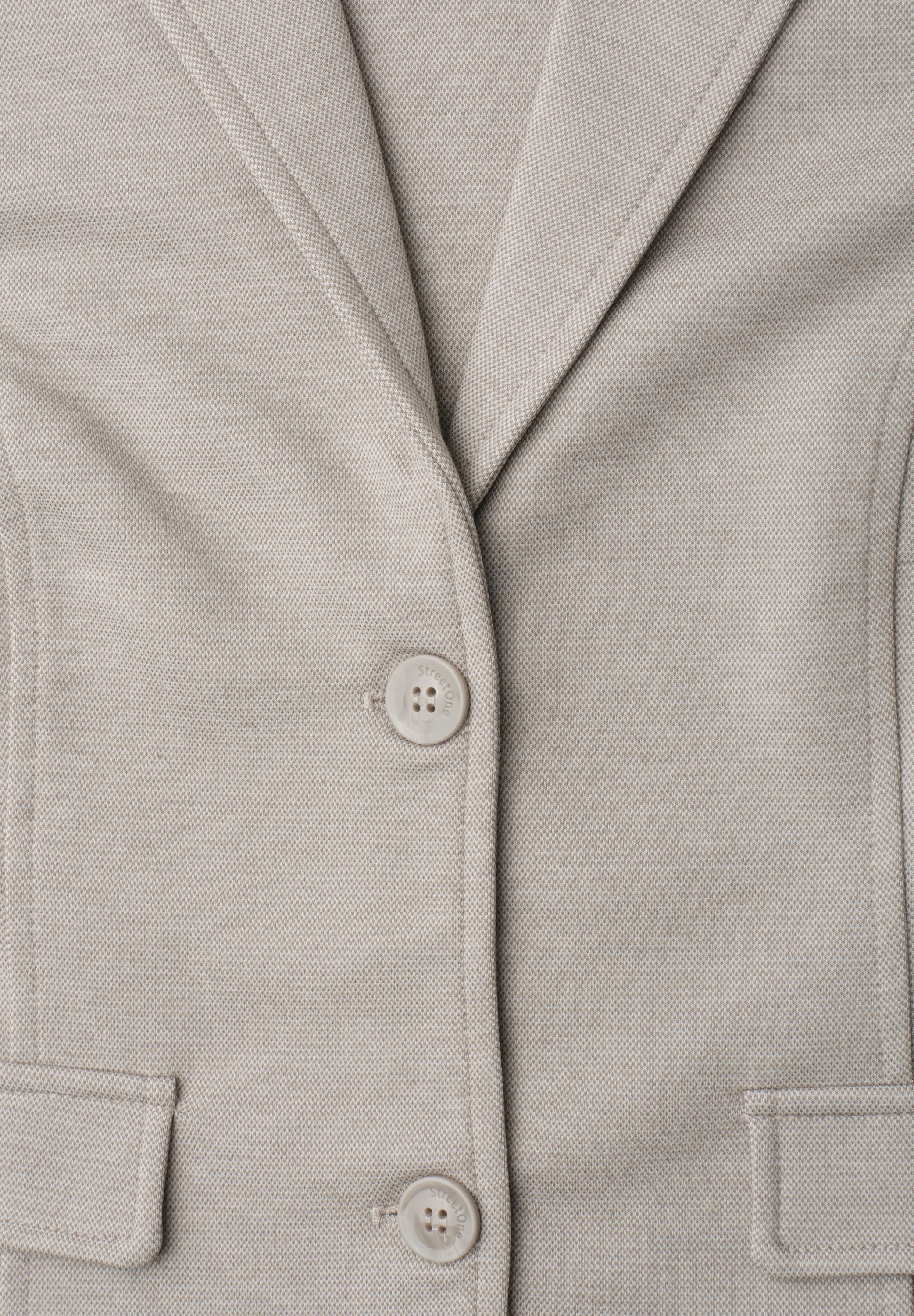 Basic Piqué Blazer