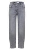 High Waist Barrel Leg Jeans im Loose Fit