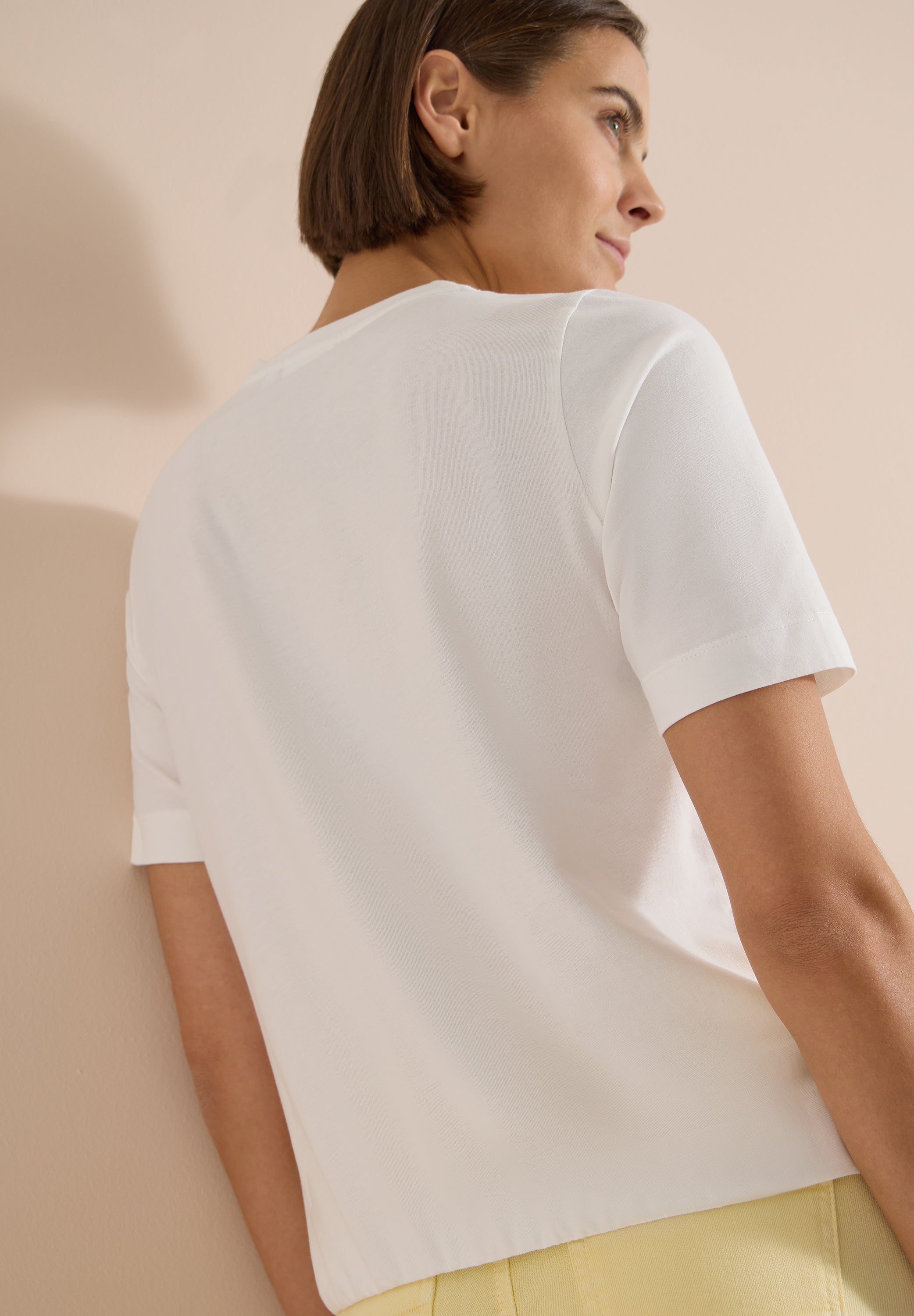 T-Shirt mit Rundhals und Frontprint