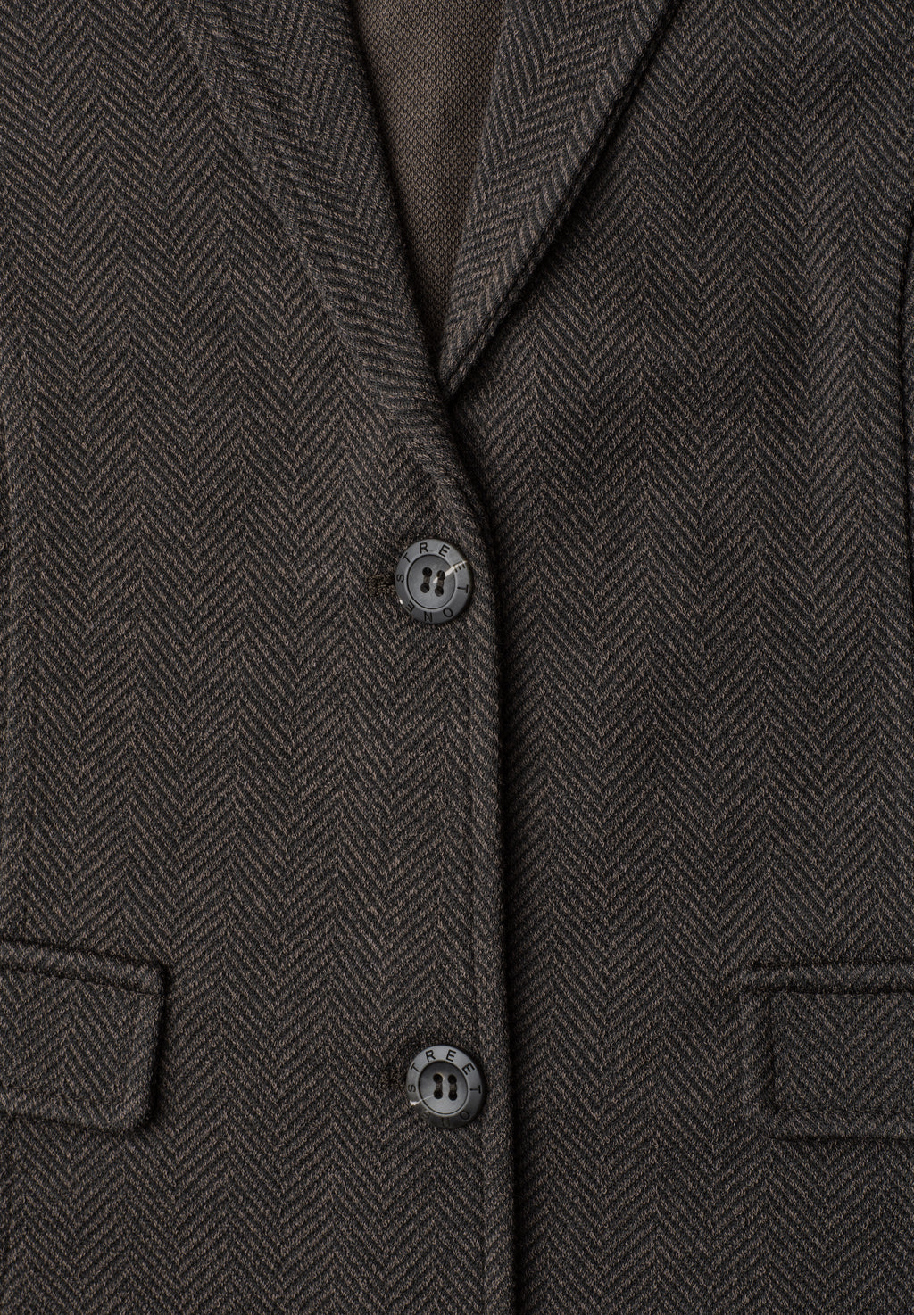 Basic Blazer mit Reverskragen und Dessin