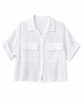 Da. Bluse - Bella Italia - weiß - one size