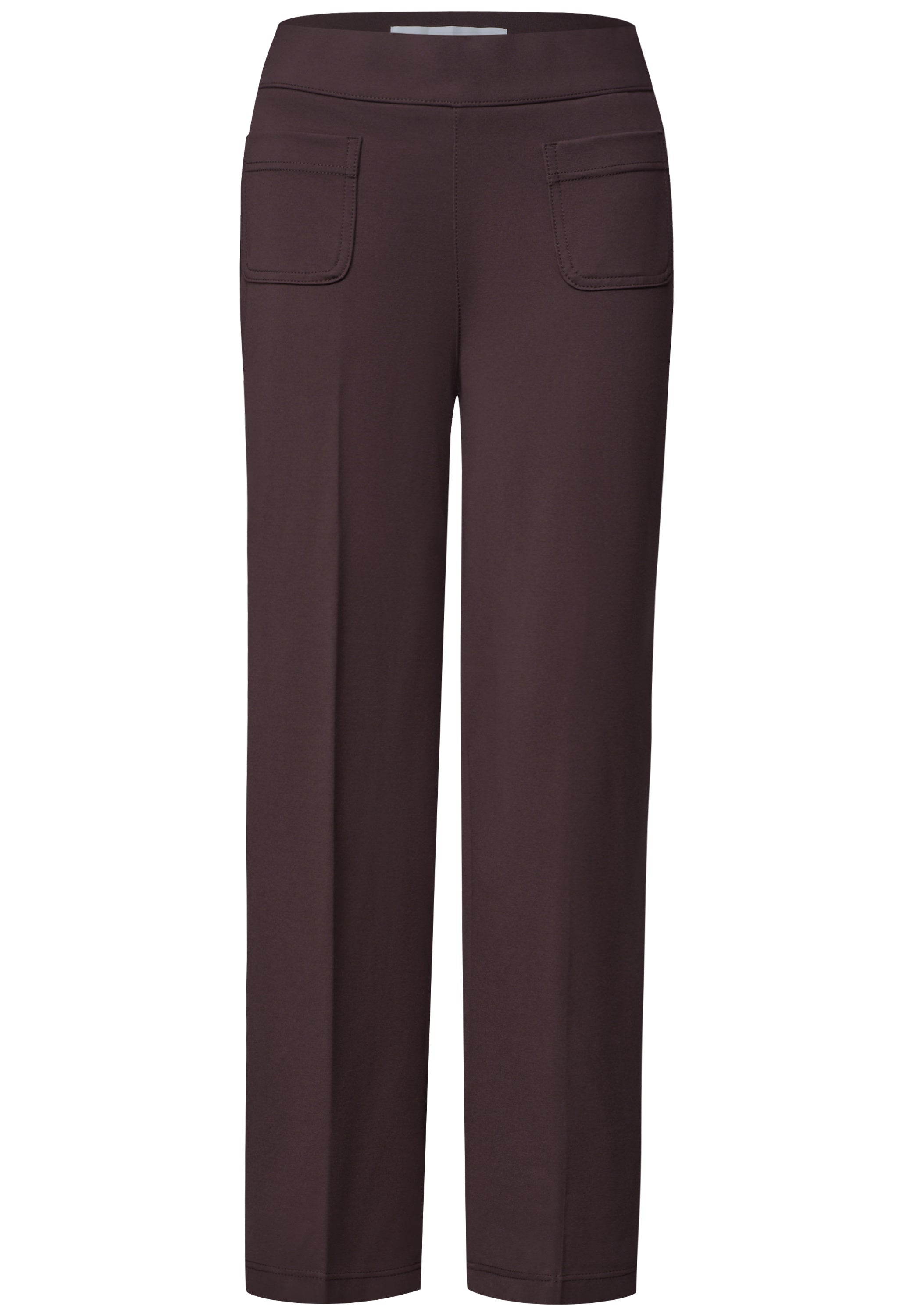 High Waist Straight Leg Hose im Casual Fit