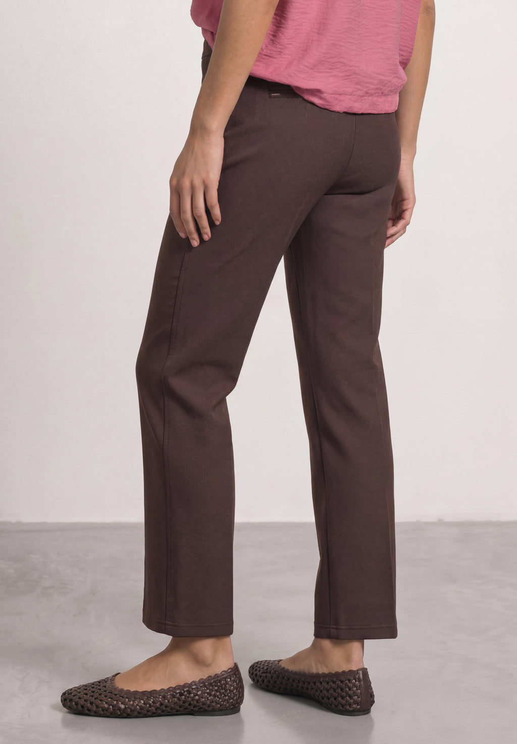 High Waist Straight Leg Hose im Casual Fit
