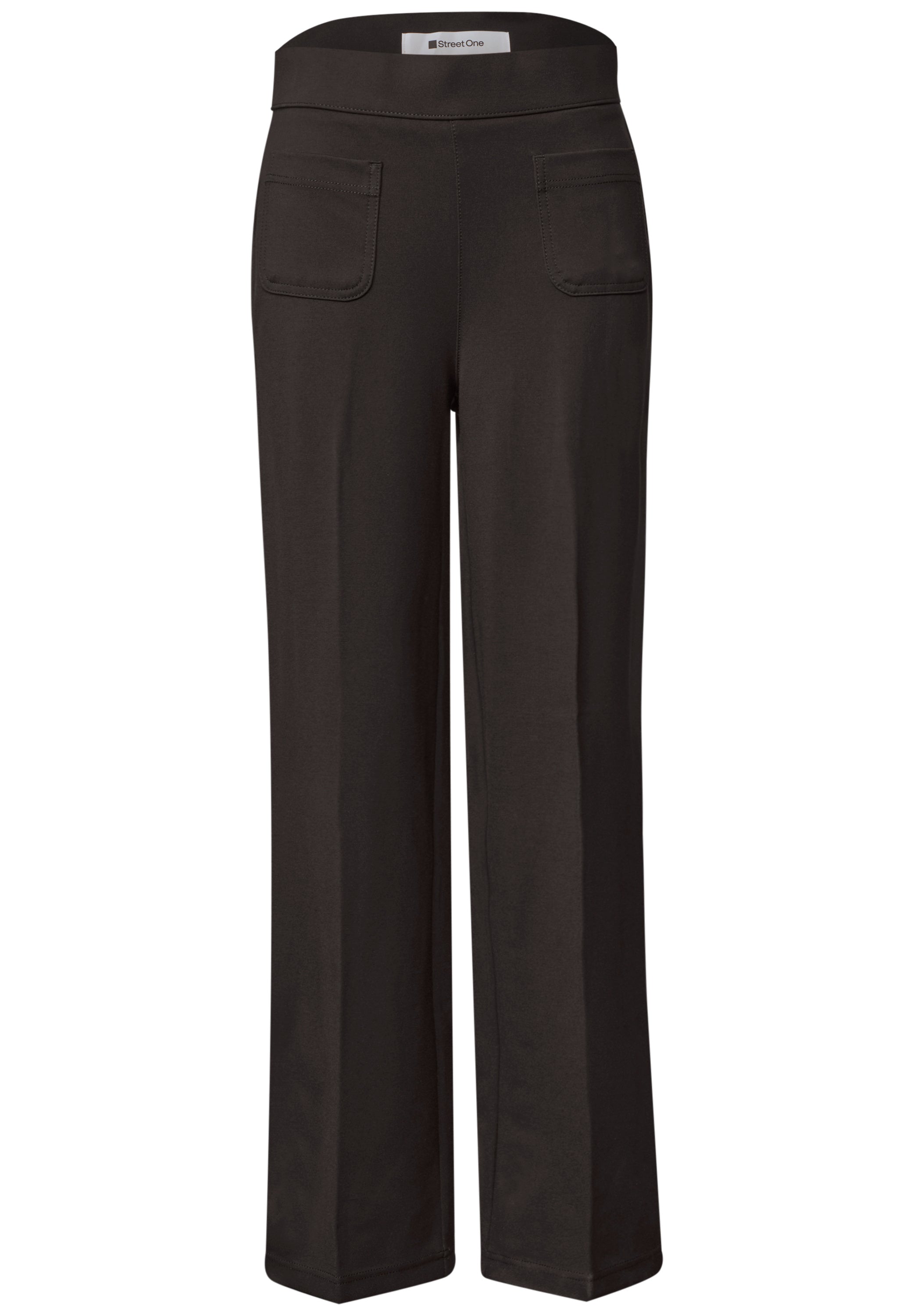 High Waist Straight Leg Hose im Casual Fit
