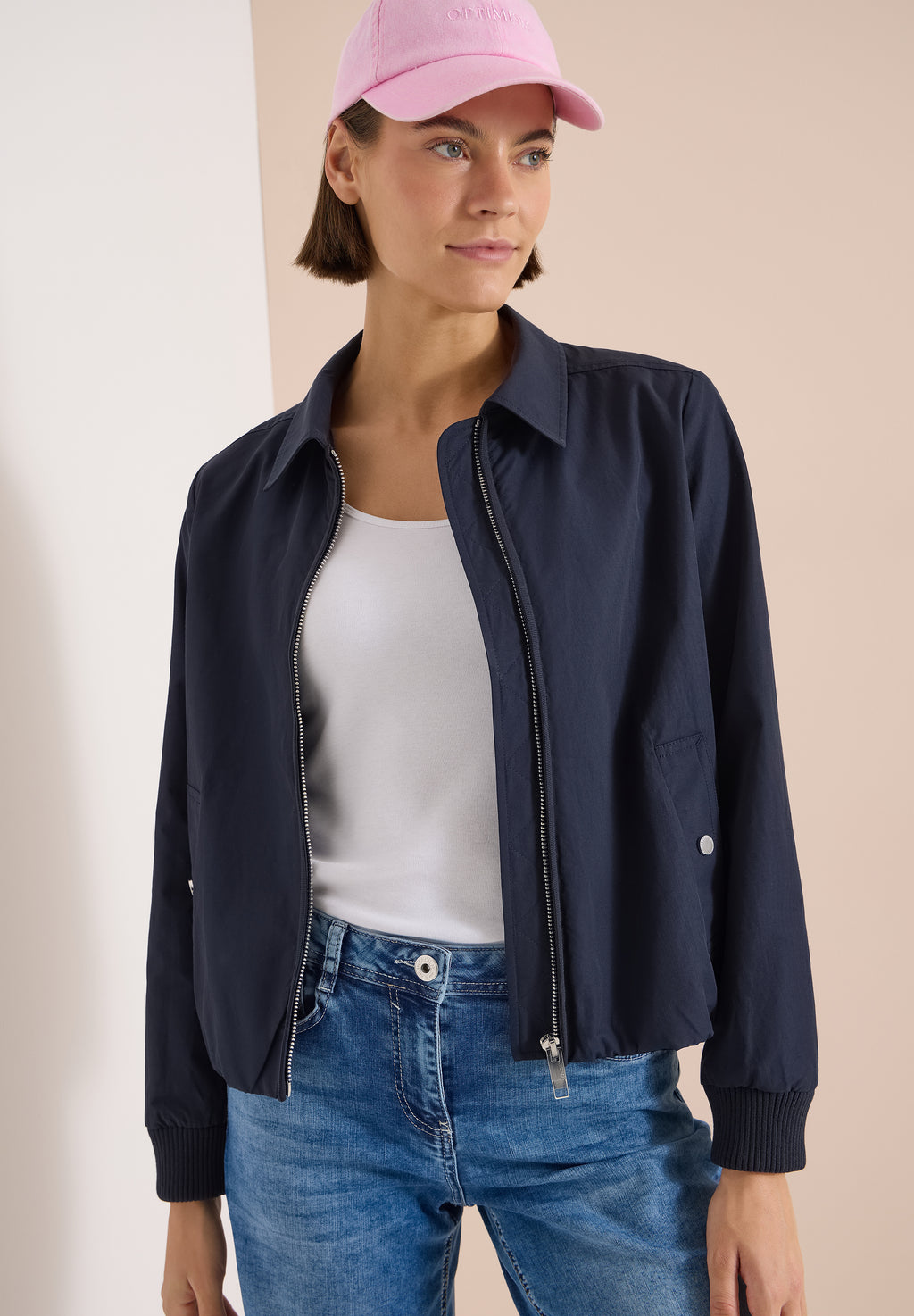 Blouson mit Hemdblusenkragen