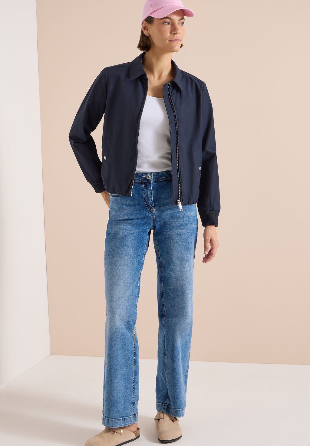 Blouson mit Hemdblusenkragen