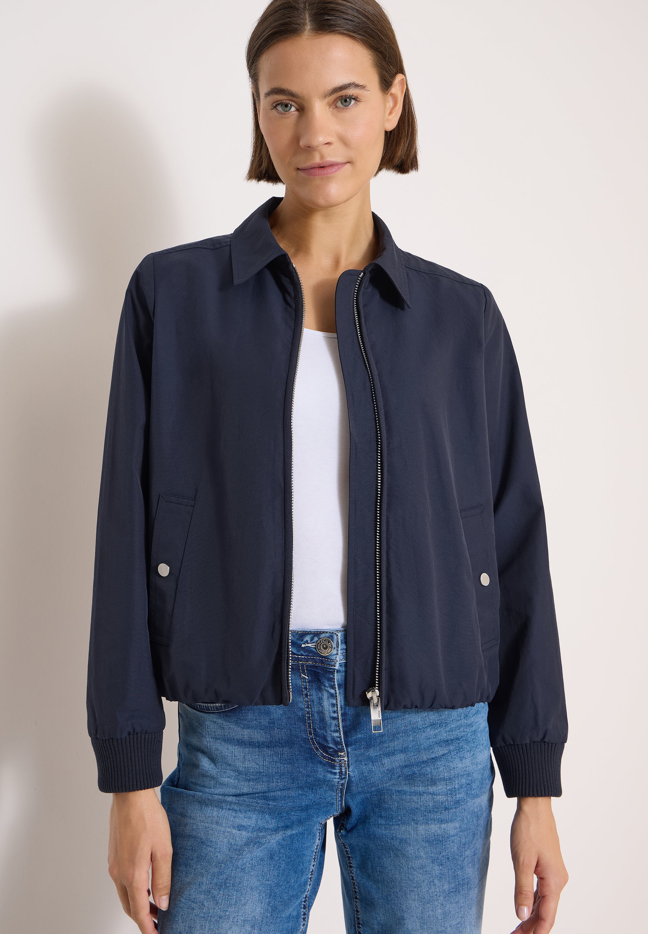 Blouson mit Hemdblusenkragen
