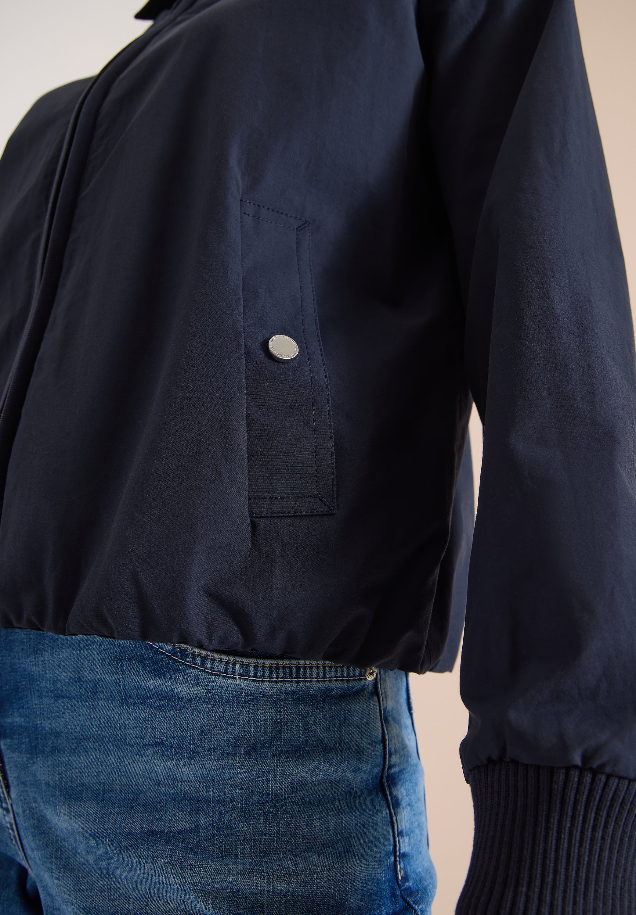 Blouson mit Hemdblusenkragen