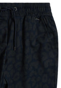 Mid Waist Slim Leg Hose im Casual Fit